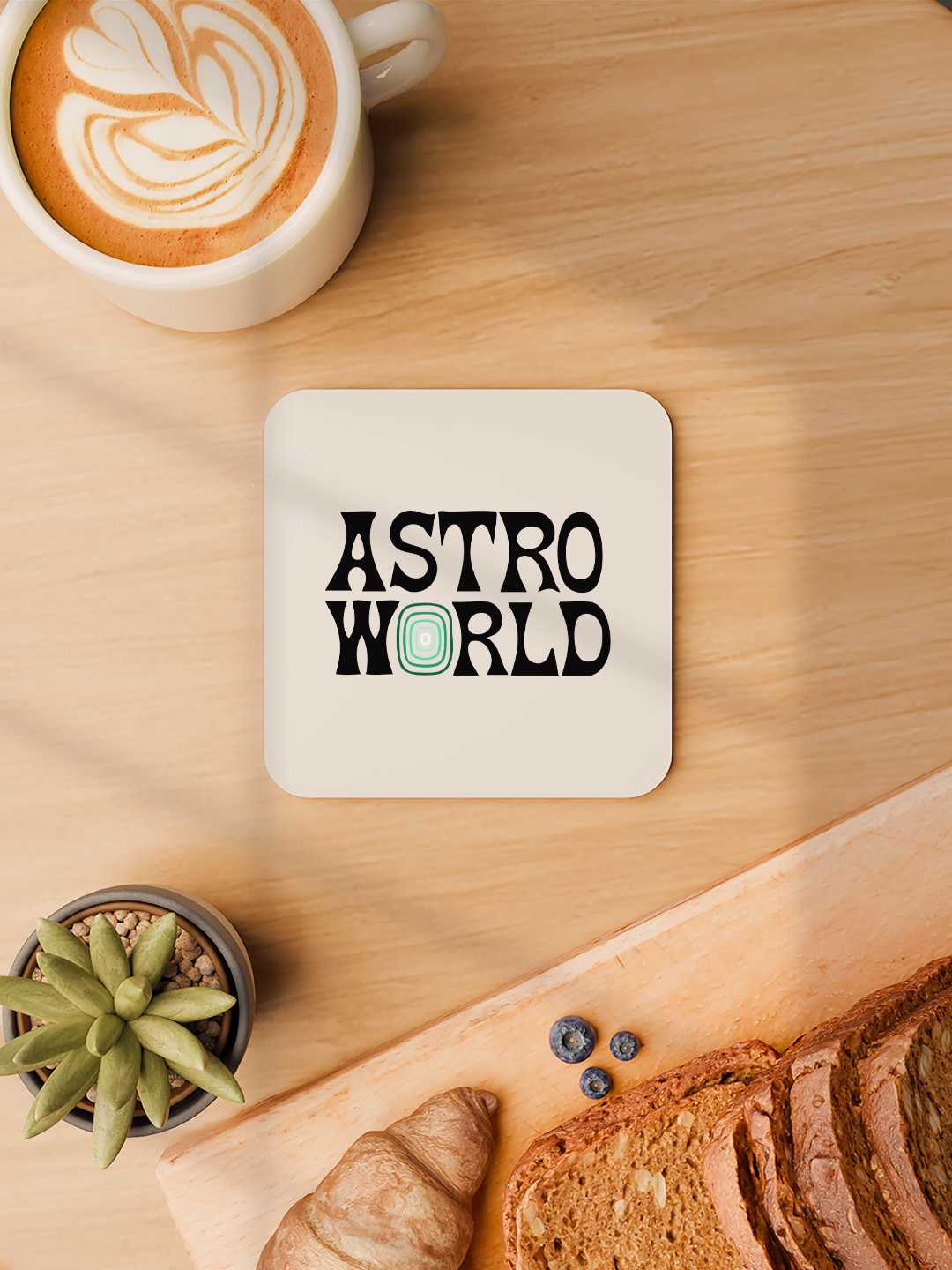 Travis Scott Graphic Coasters - Pack of 6