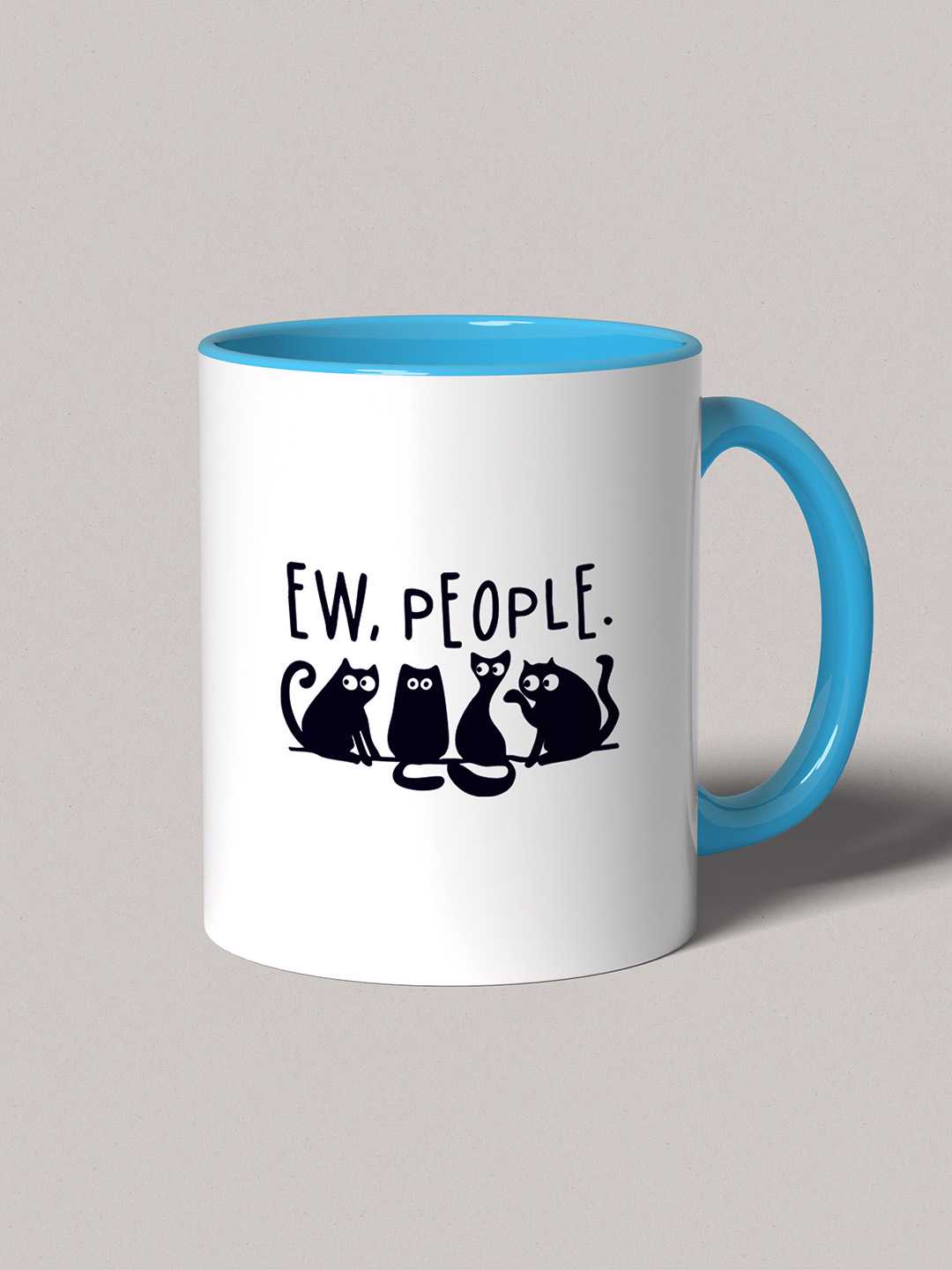 Ew People Graphic Printed Ceramic Mug