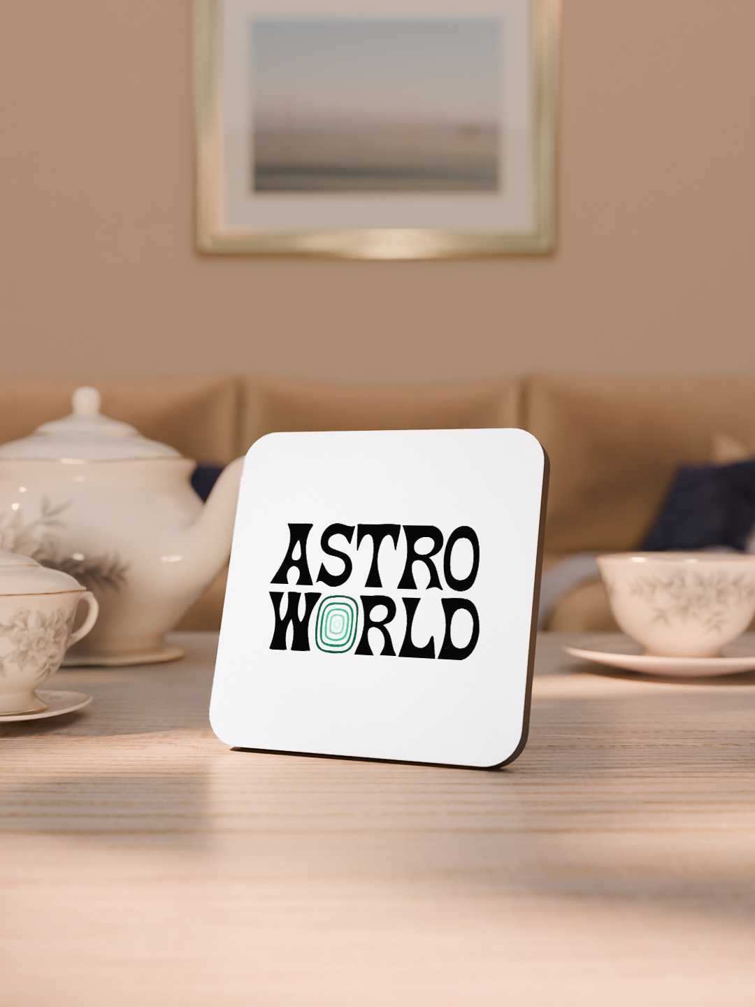 Travis Scott Graphic Coasters - Pack of 6