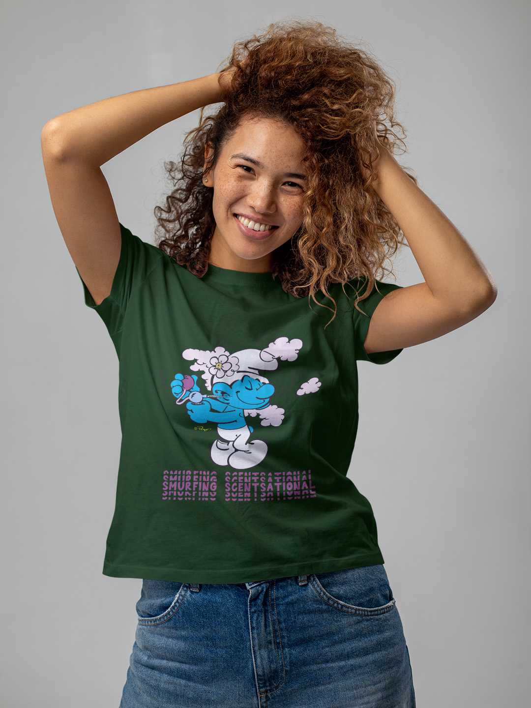 Scentsational Smurfs Regular Graphic Tee