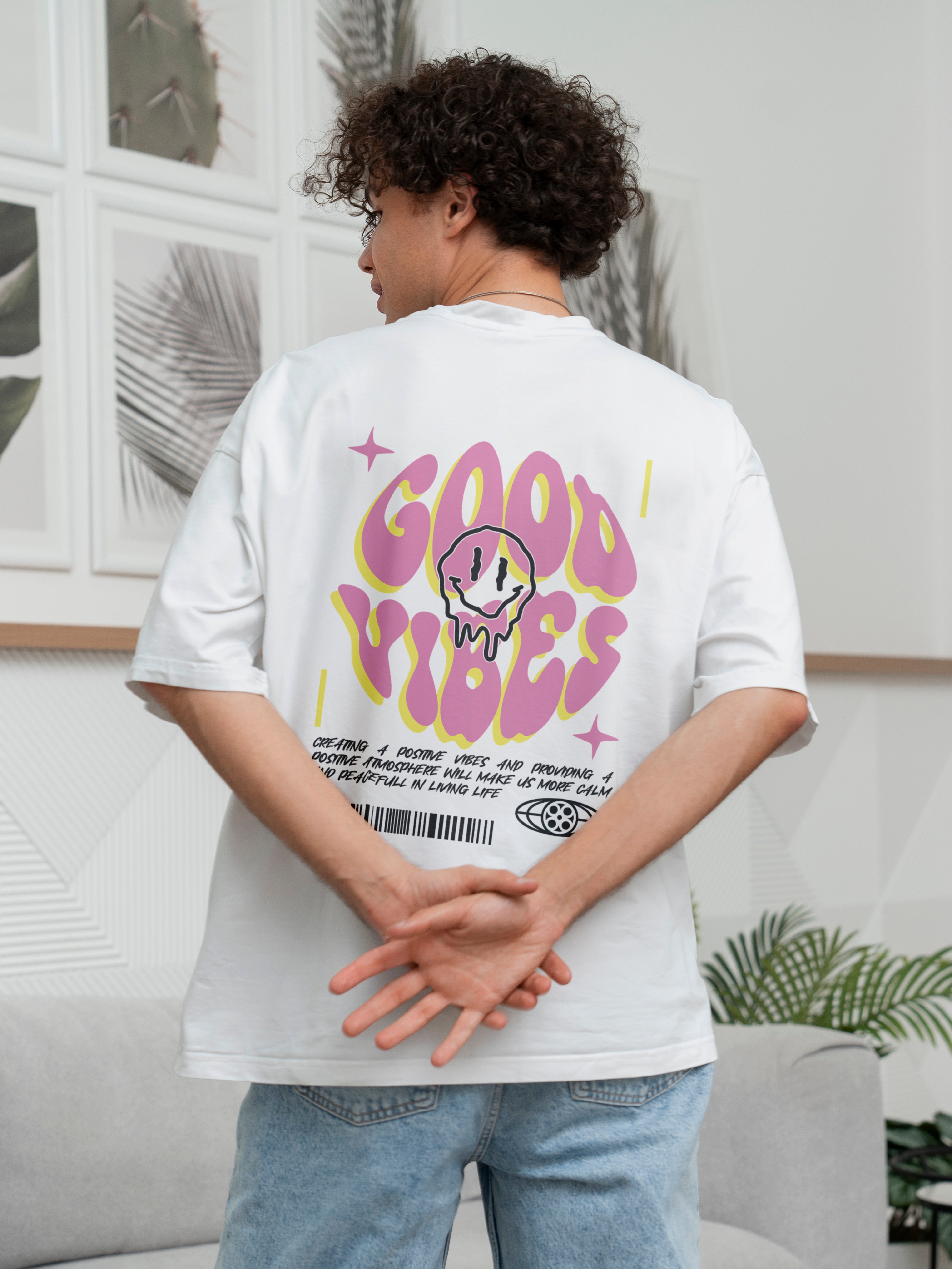 Good Vibes Oversized Tee