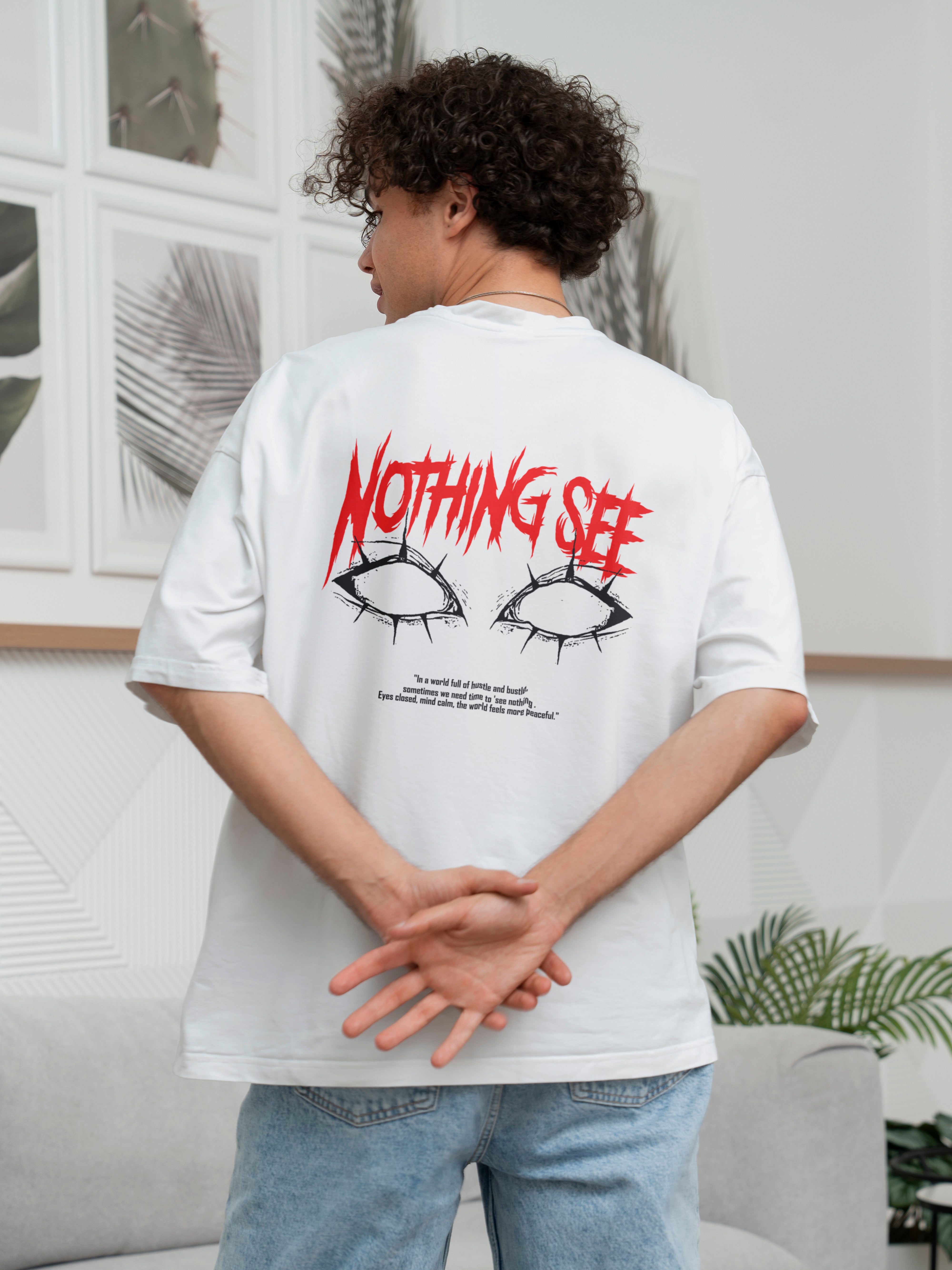 Nothing See Oversized Tee