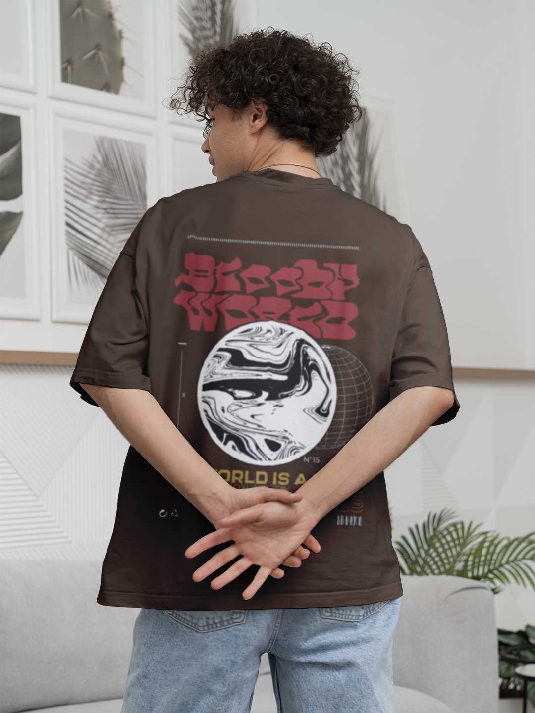 Bloody World Oversized Tee