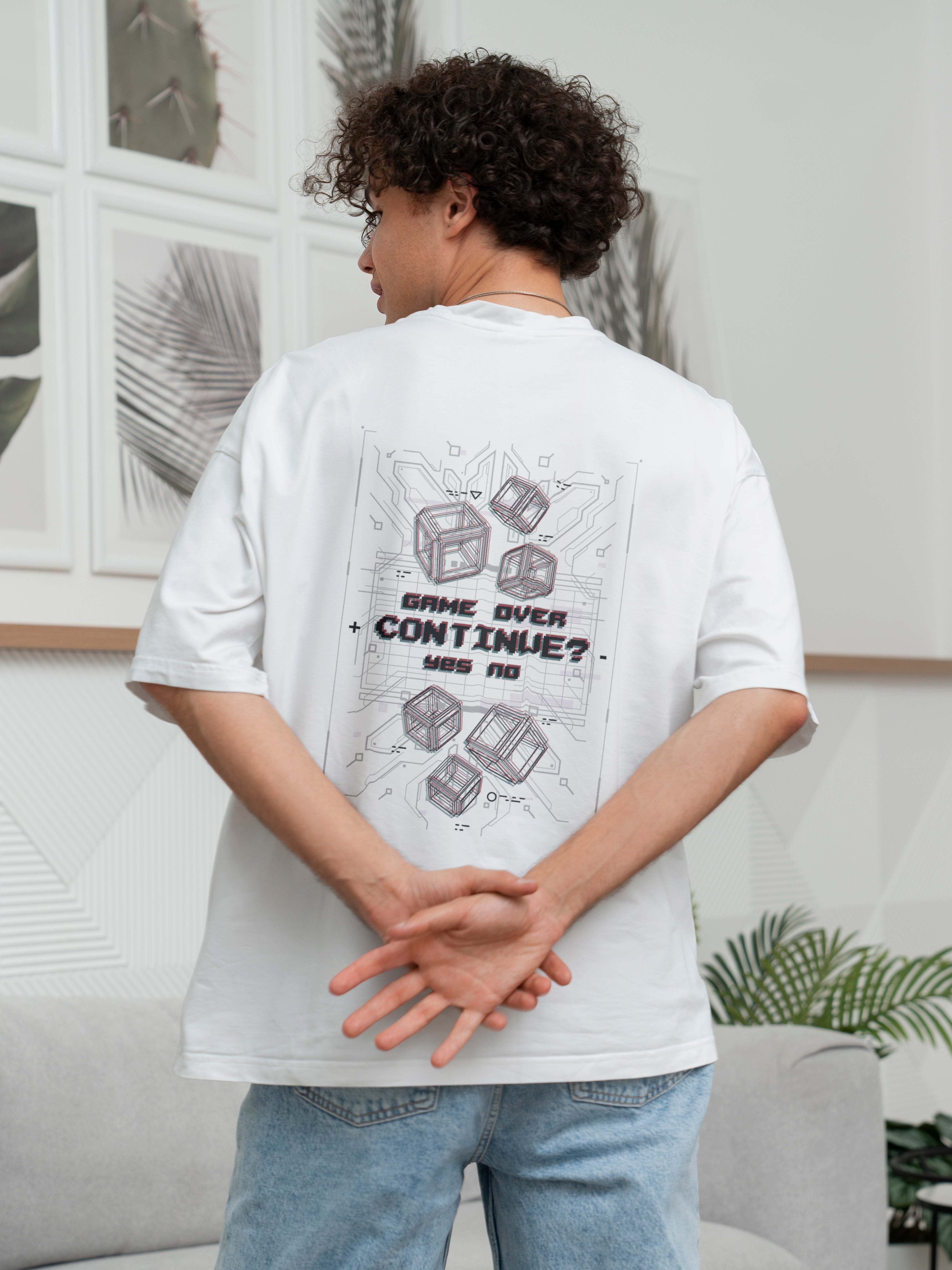 Game Mode On Oversized Tee