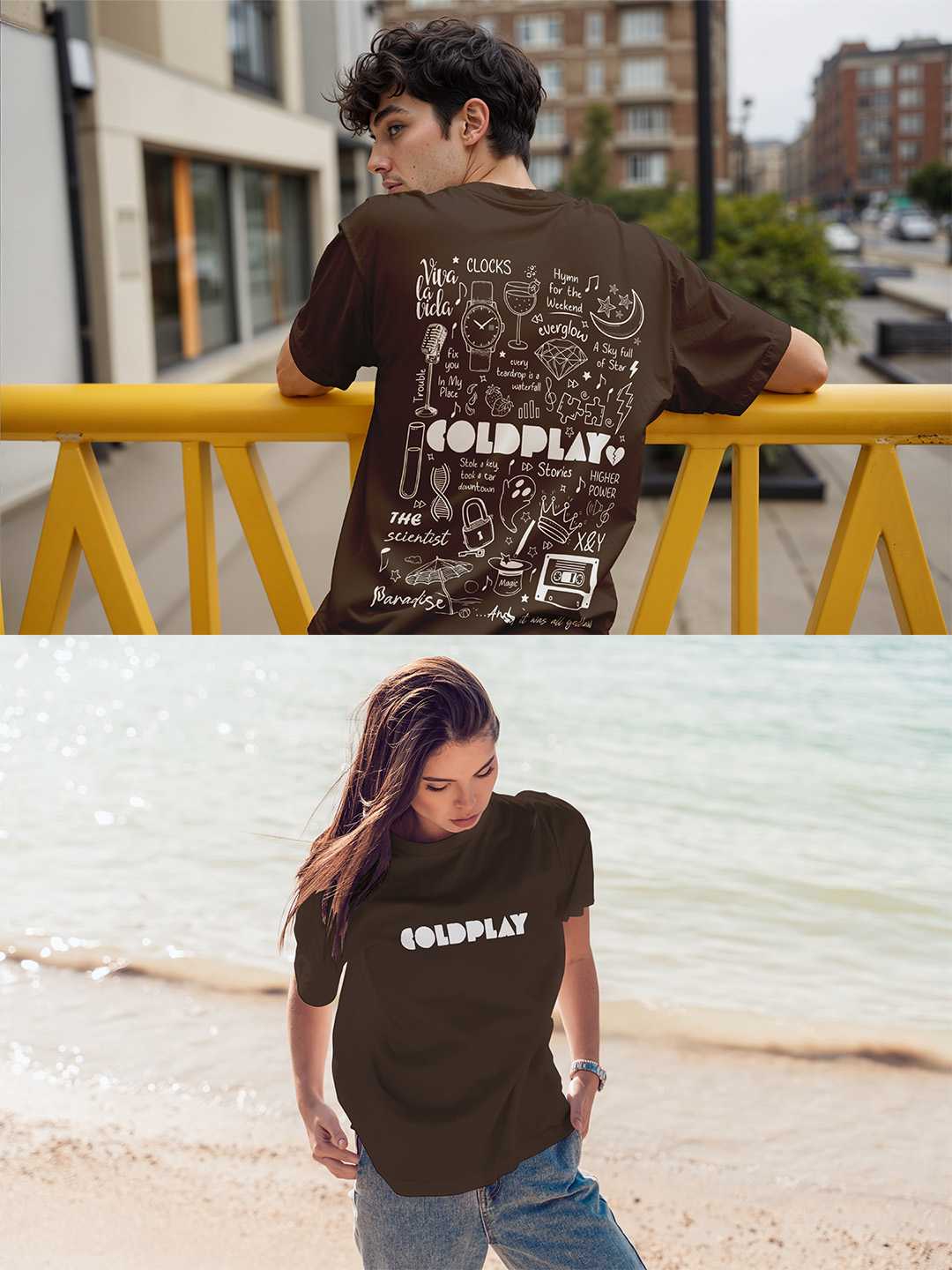 Coldplay Oversized Unisex Tee