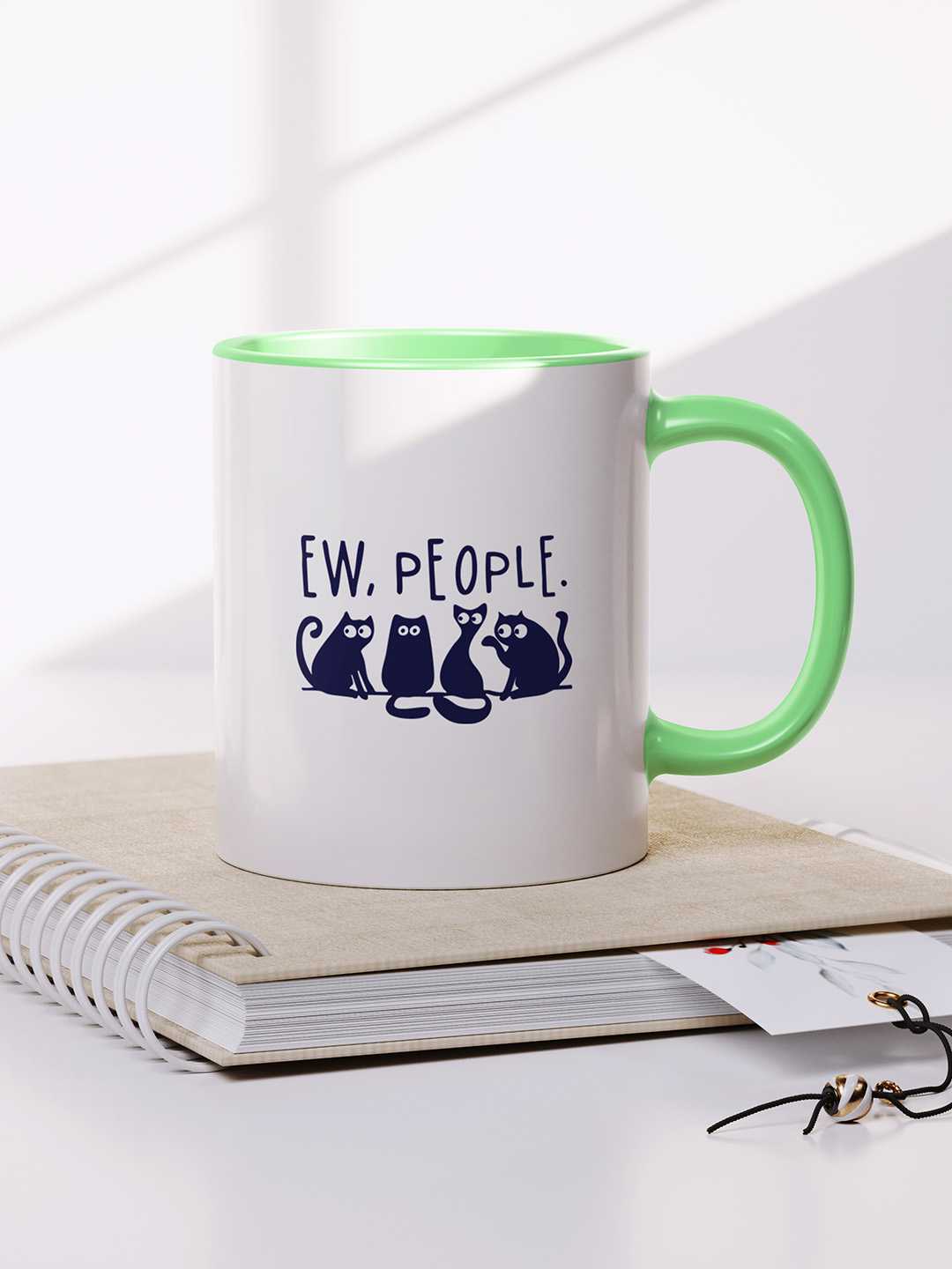Ew People Graphic Printed Ceramic Mug