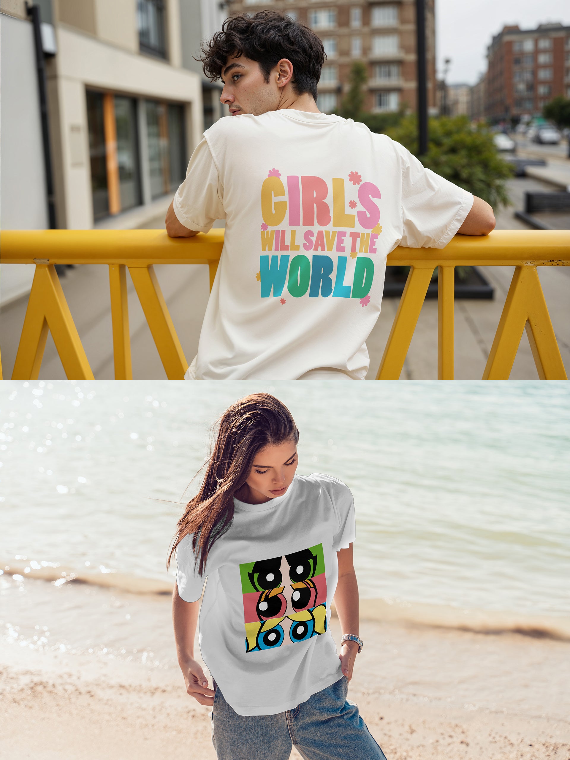 The Powerpuff Girls Oversized Tee