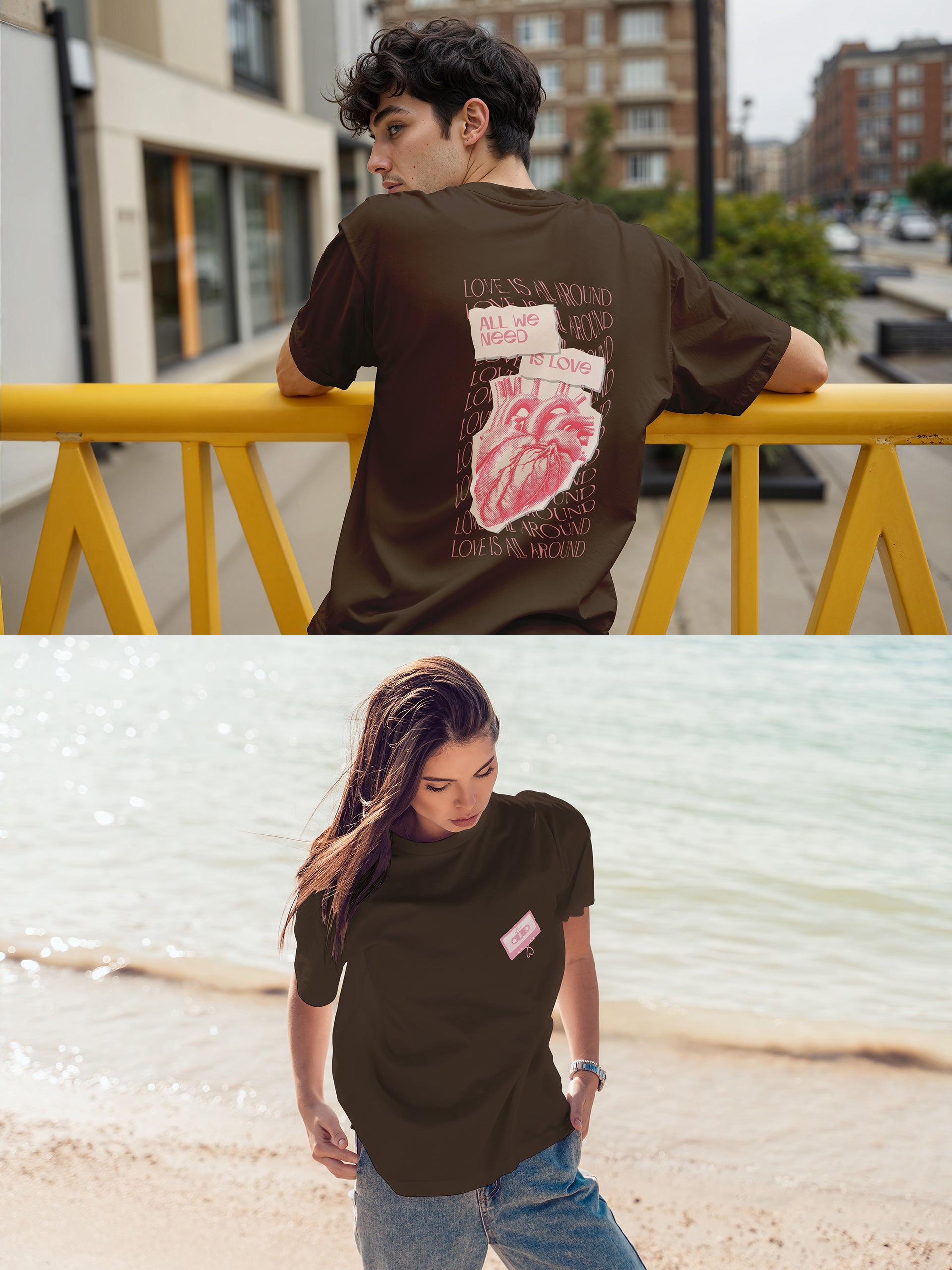 Love is all we need Oversized Tee