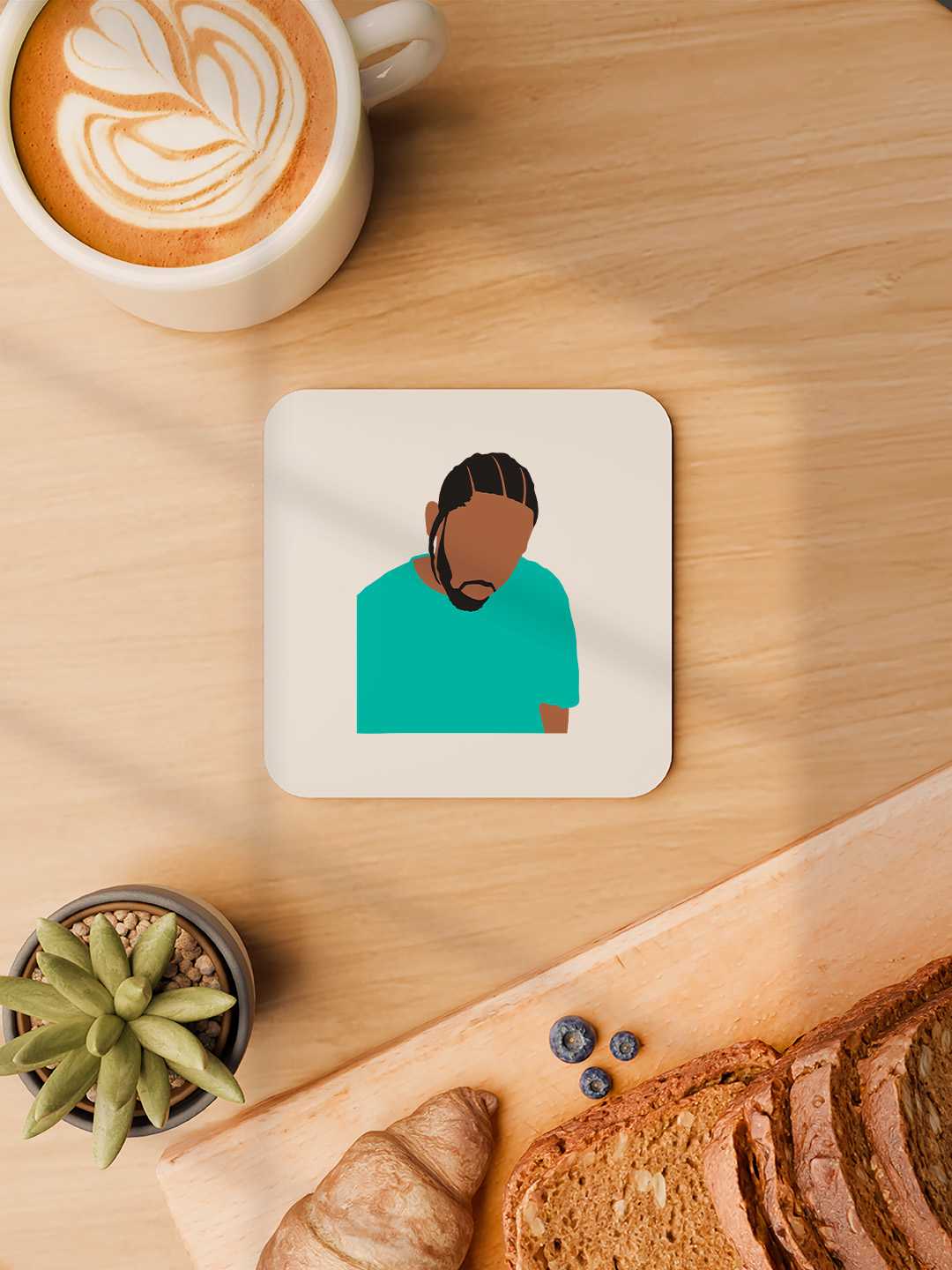 Kendrick Lamar Graphic Coasters - Pack of 6