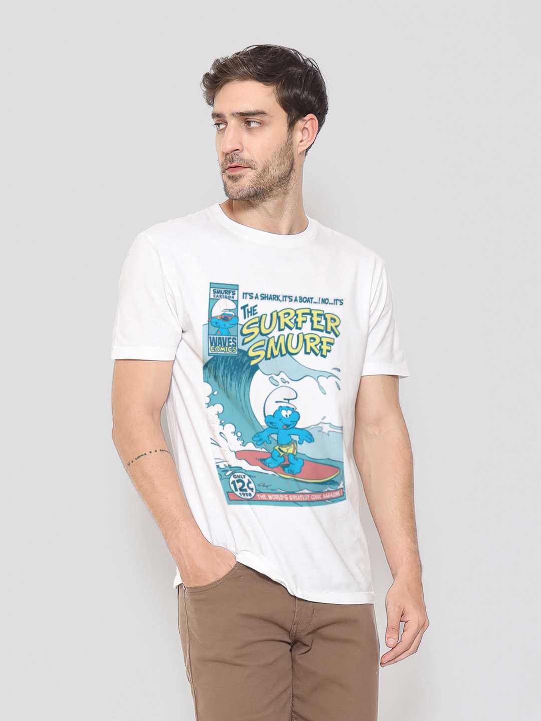 The Surfer Smurf Unisex Regular Tee