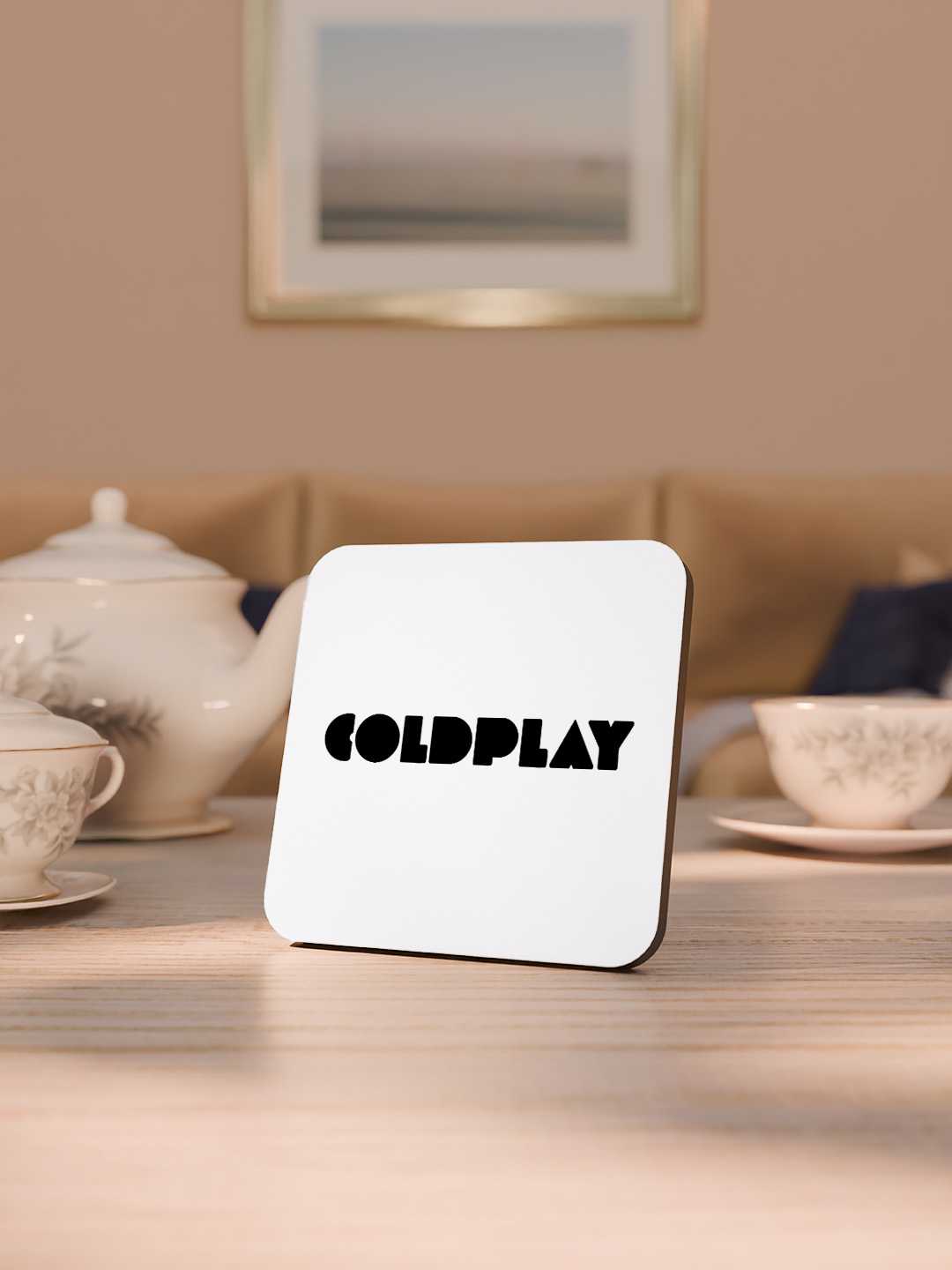 Coldplay Graphic Coasters - Pack of 6