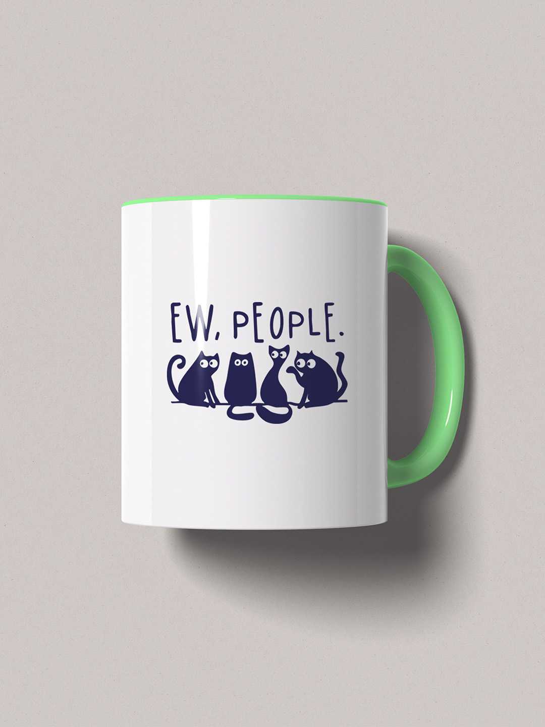 Ew People Graphic Printed Ceramic Mug
