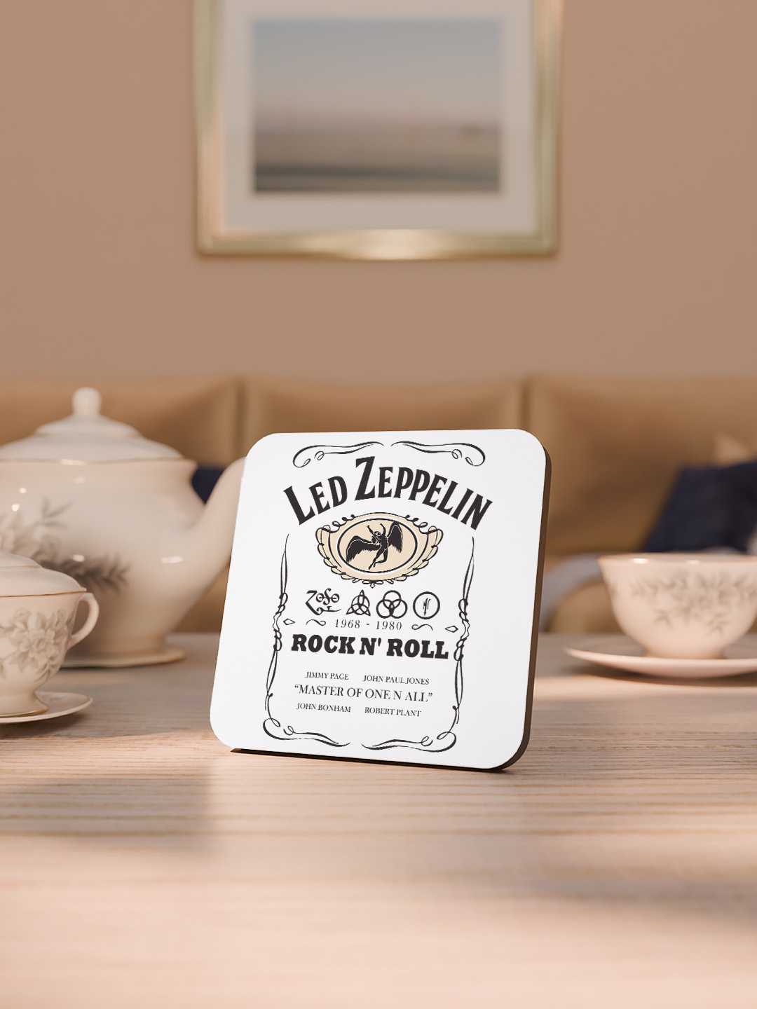 Led Zeppelin Graphic Coasters - Pack of 6