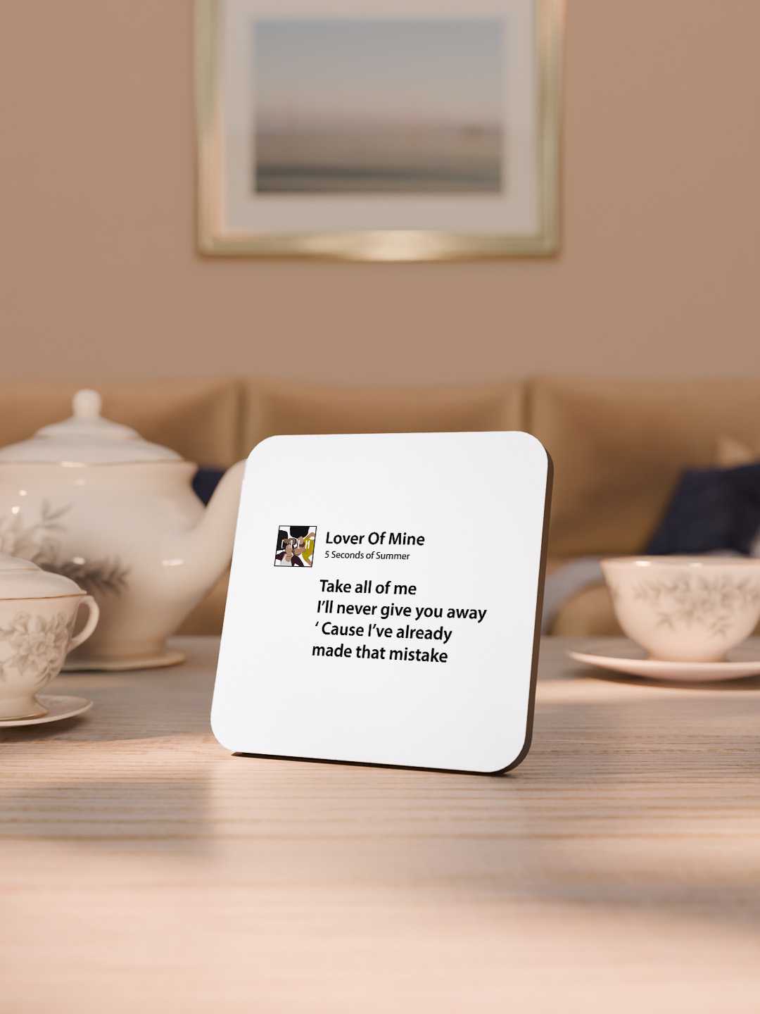 5 Seconds of Summer Graphic Coasters - Pack of 6