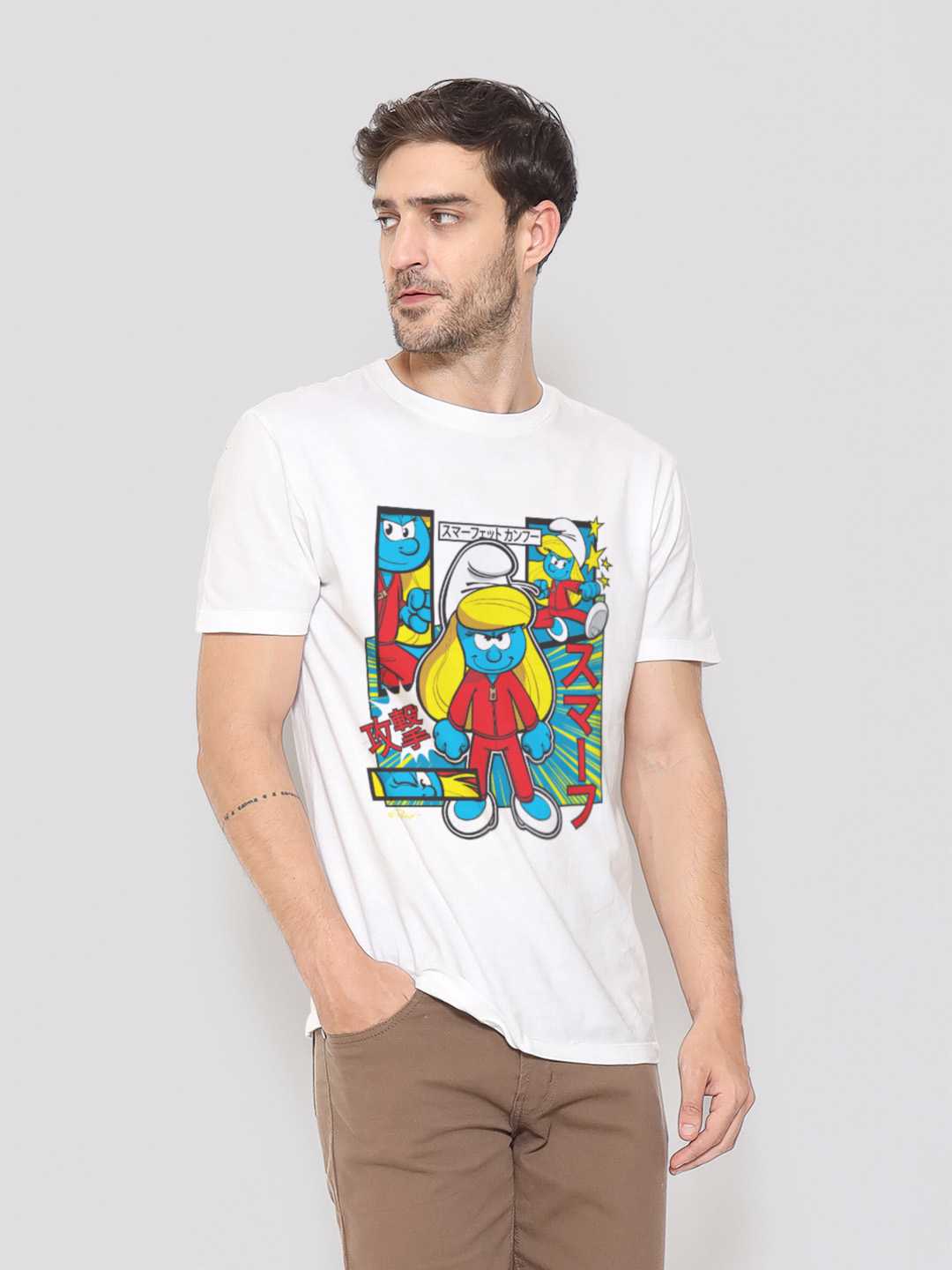 Smurfette Cute Kung Fu Unisex Regular Tee