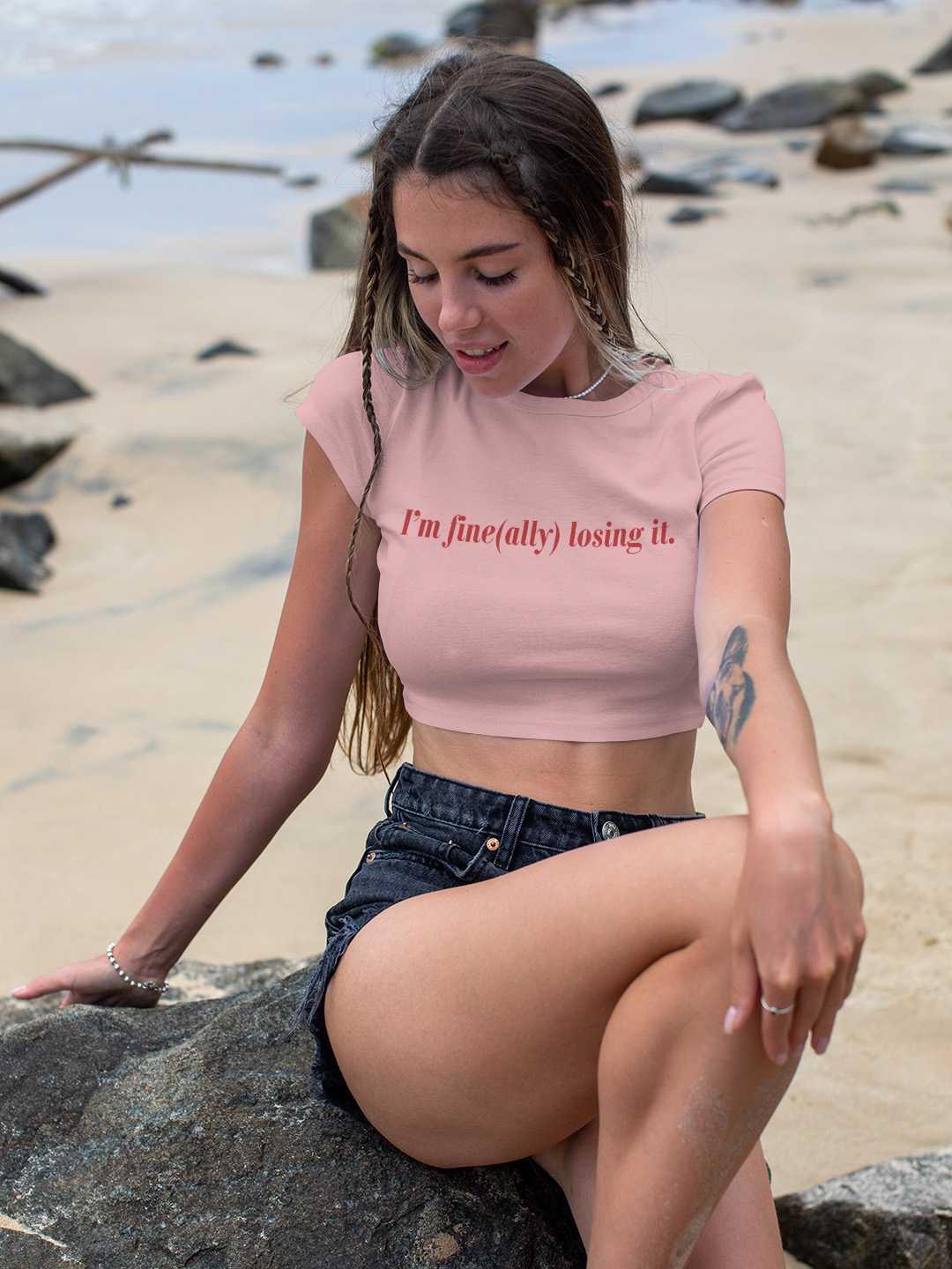 Finally Loving It Graphic Baby Tee