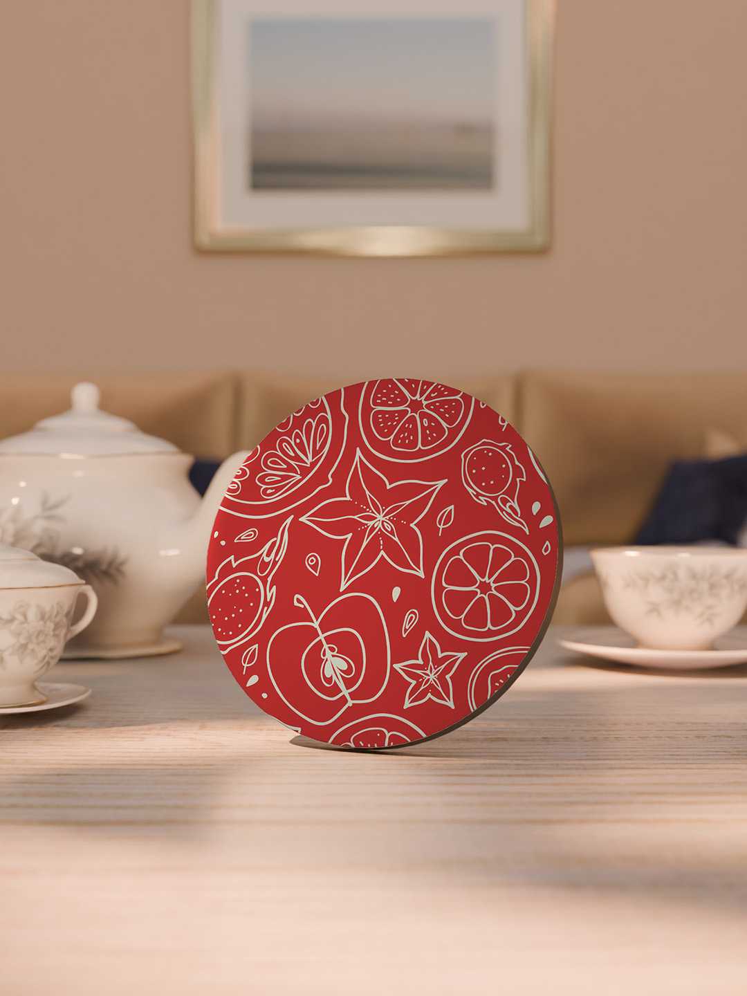 Whimsy Kitchen Graphic Coasters - Pack of 6