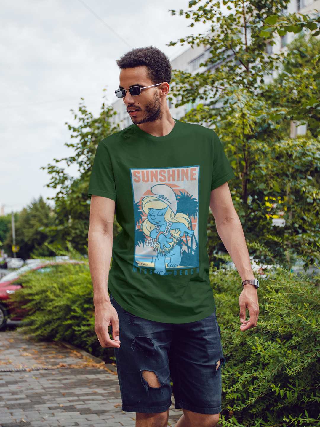 Miss Beach Sunshine Regular Graphic Tee