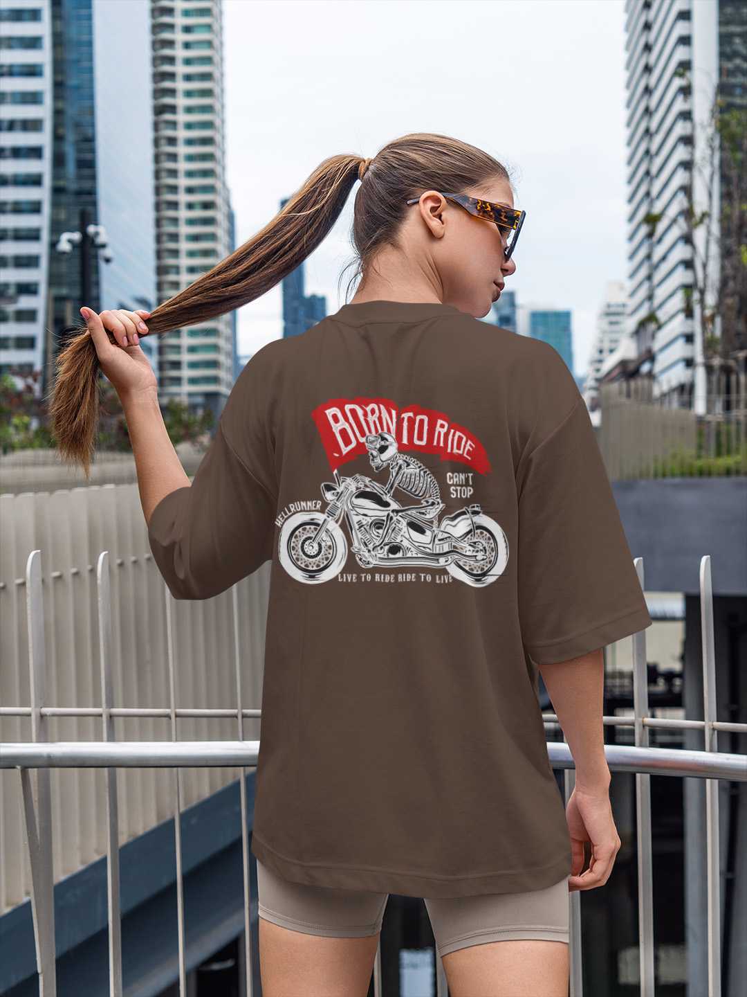 Born to Ride Oversized Tee