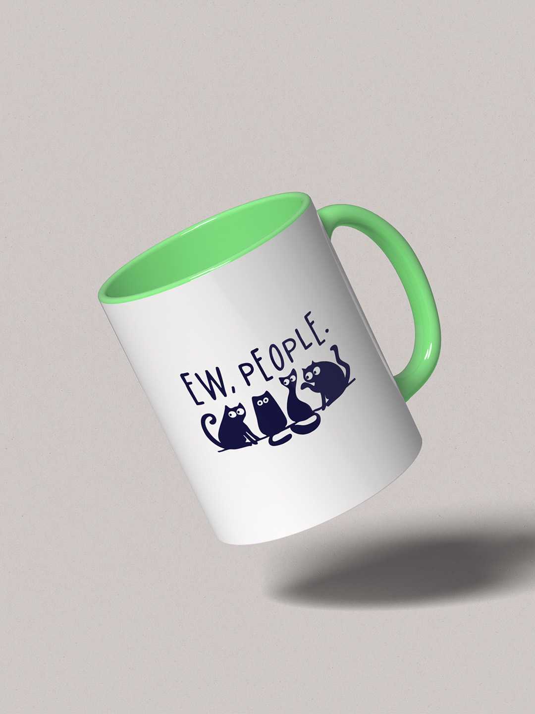 Ew People Graphic Printed Ceramic Mug