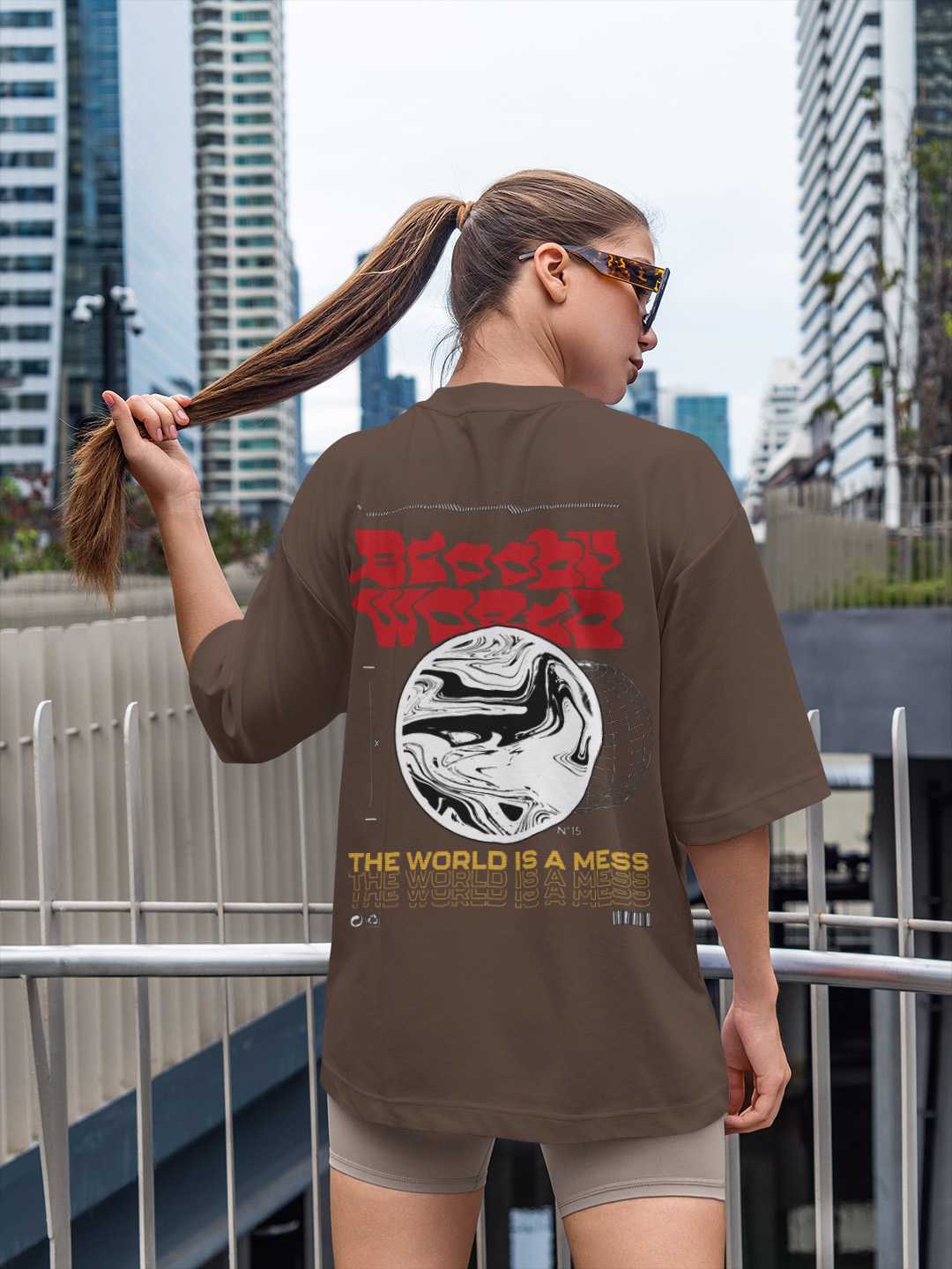 Bloody World Oversized Tee