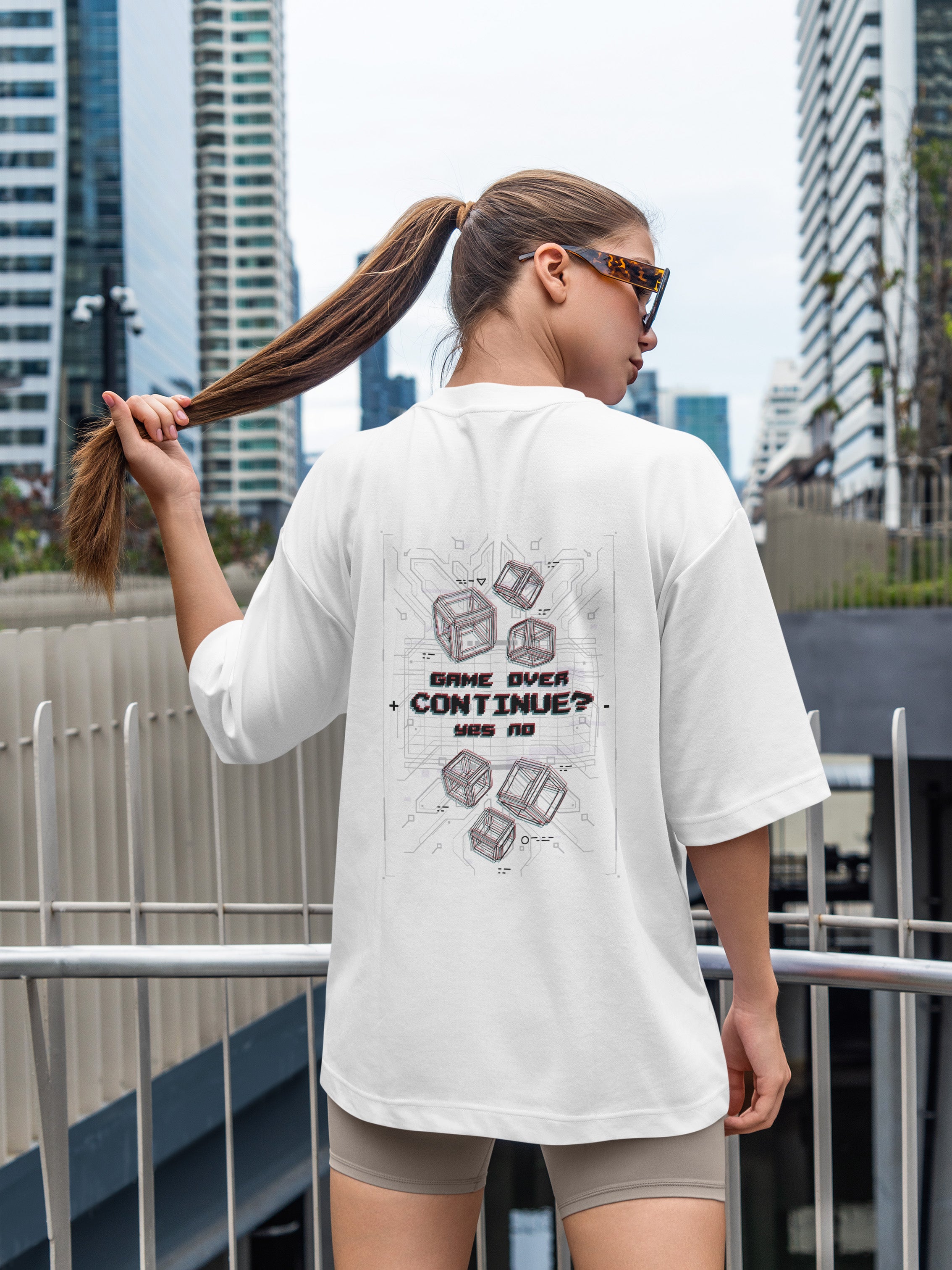 Game Mode On Oversized Tee