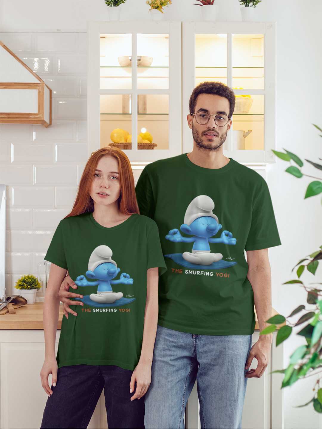 The Smurfing Yogi Regular Graphic Tee