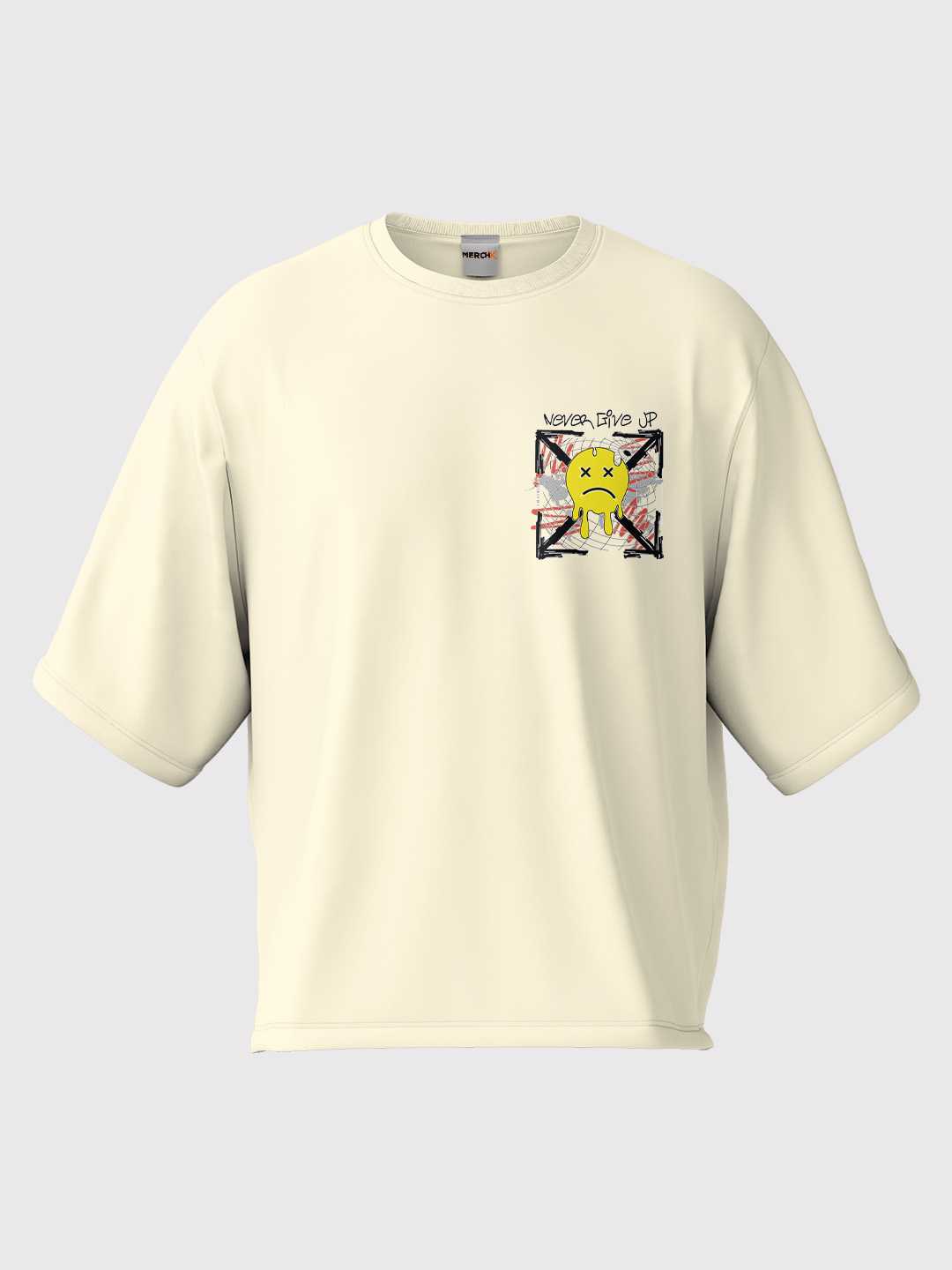 Never Give up Oversized Tee