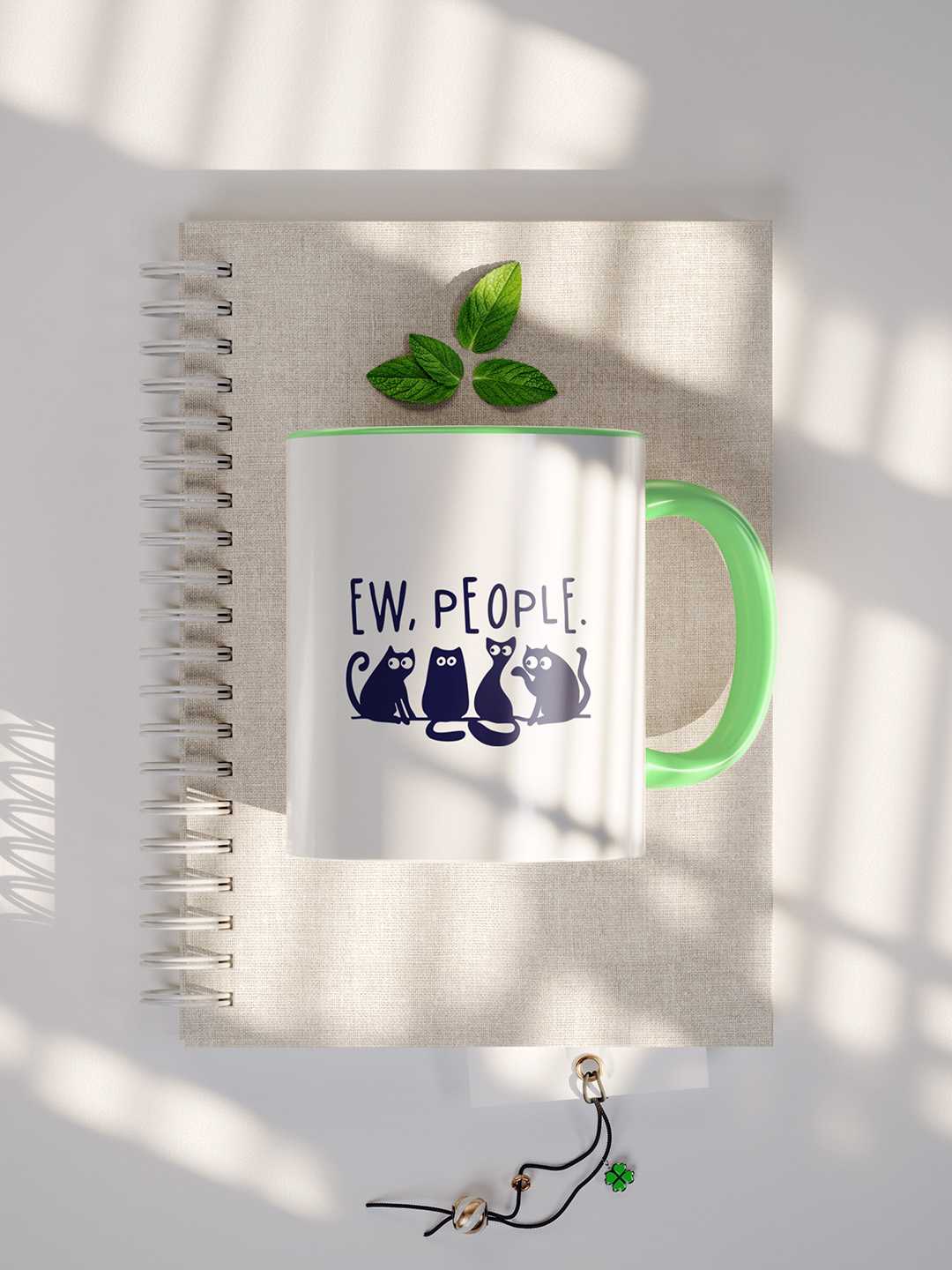 Ew People Graphic Printed Ceramic Mug