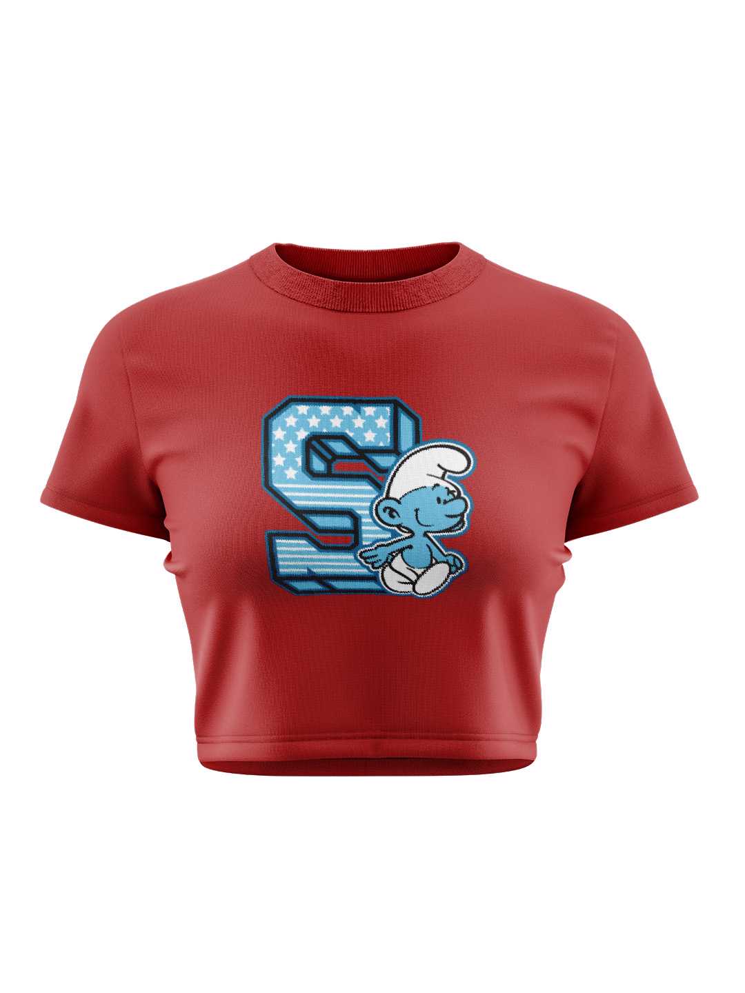 S for Smurf Graphic Baby Tee