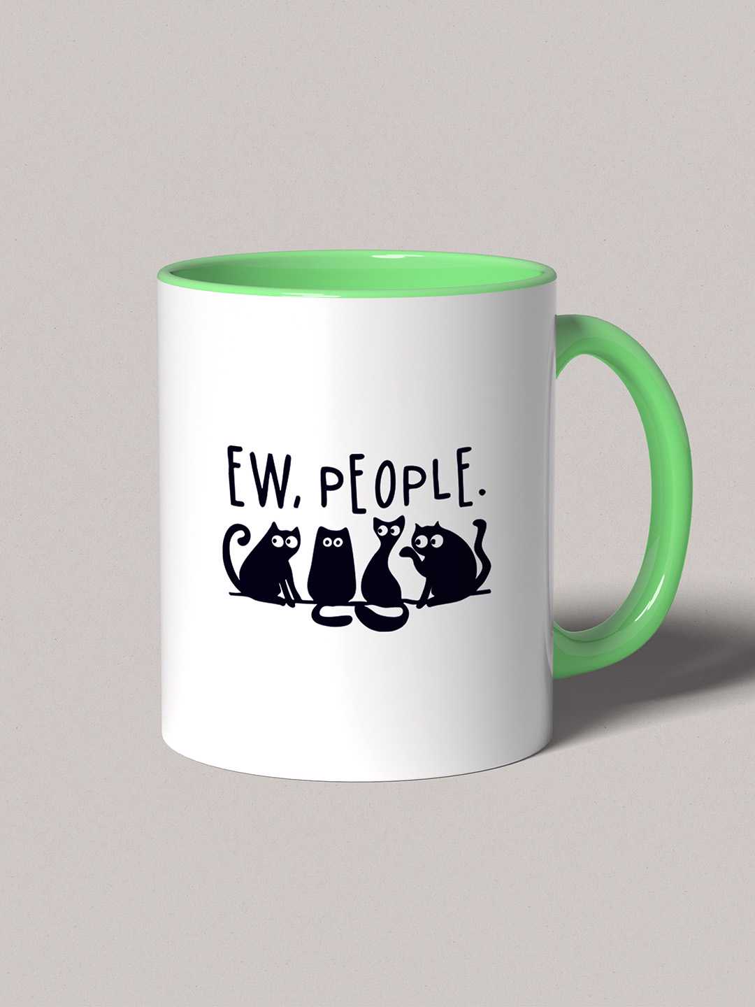 Ew People Graphic Printed Ceramic Mug