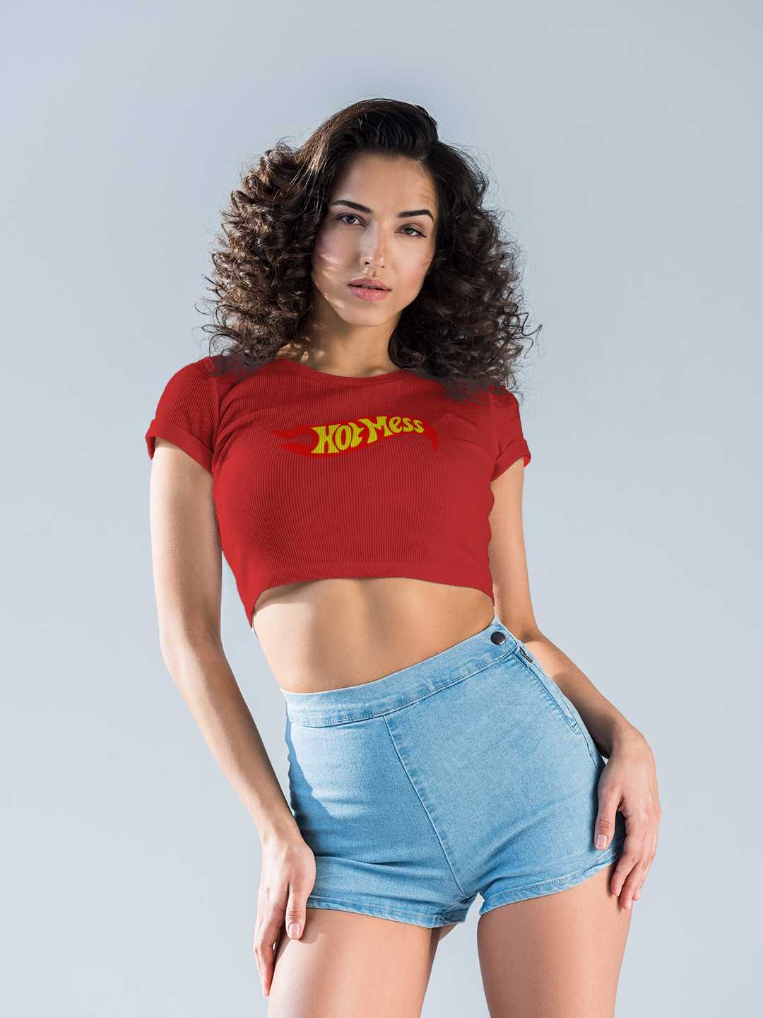 Hot Mess Graphic Baby Tee