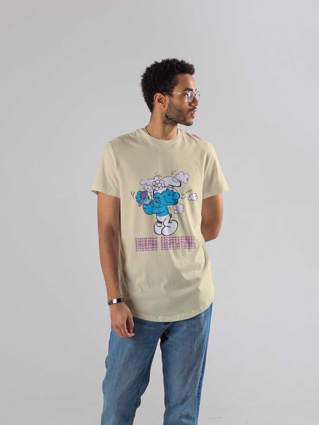 Scentsational Smurfs Regular Graphic Tee
