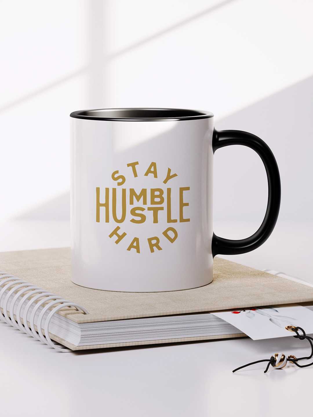 STAY HUMBLE Graphic Printed Ceramic Mug
