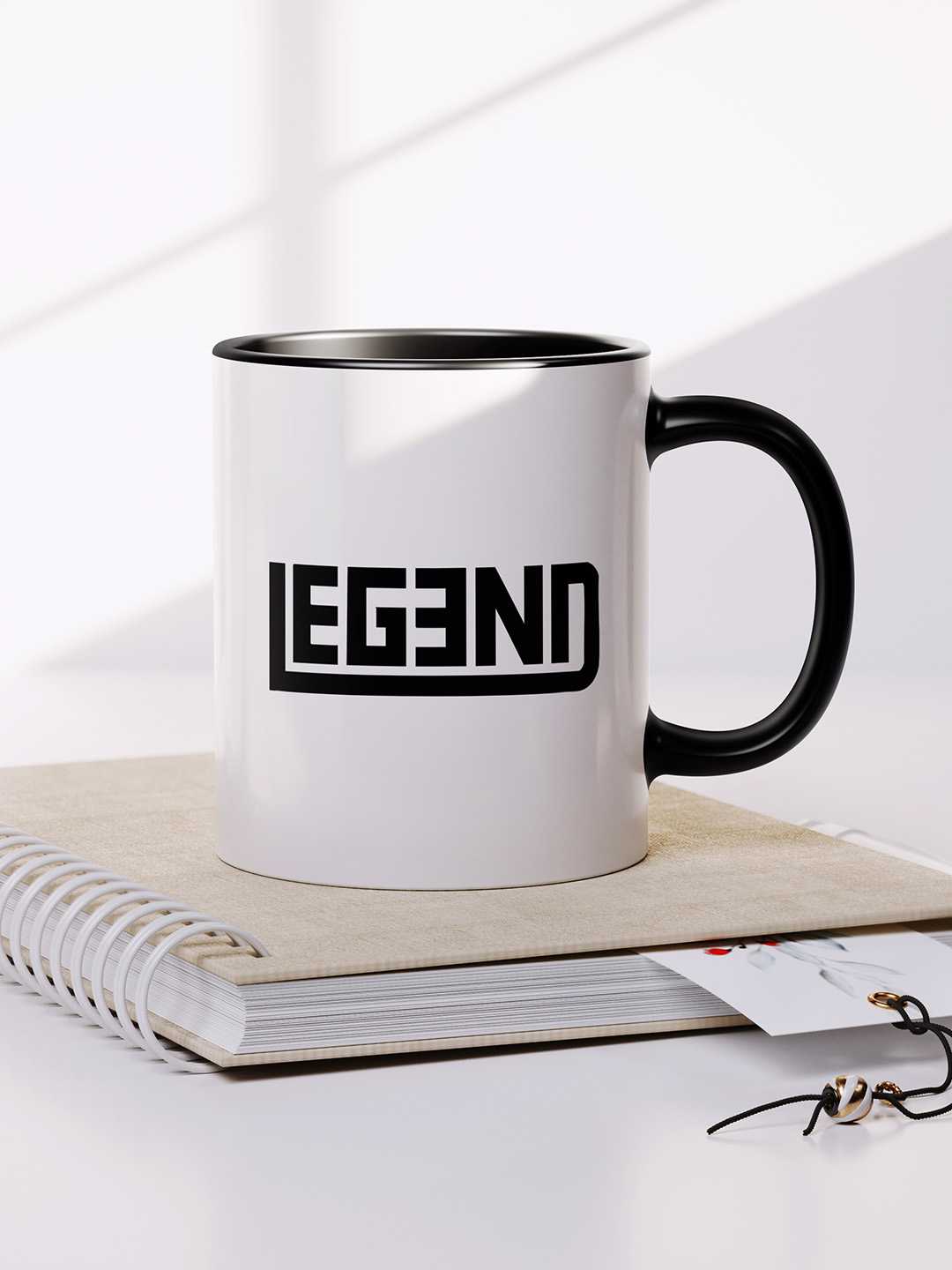 LEGEND Graphic Printed Ceramic Mug