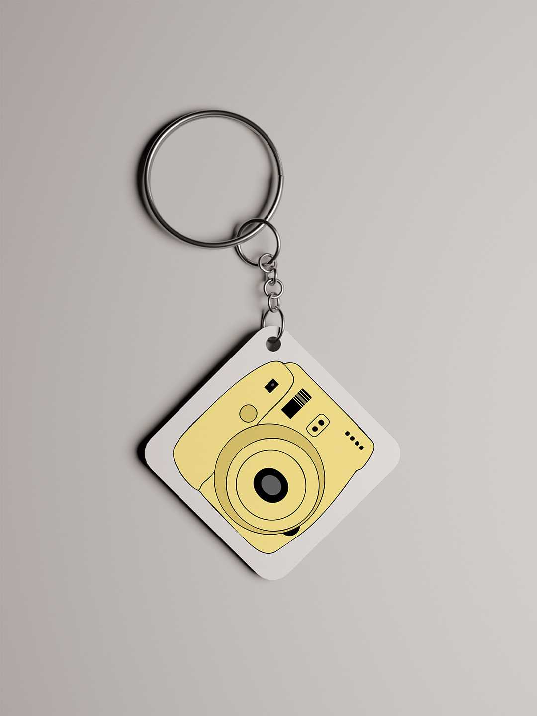 InstaX Camera Graphic Keychain