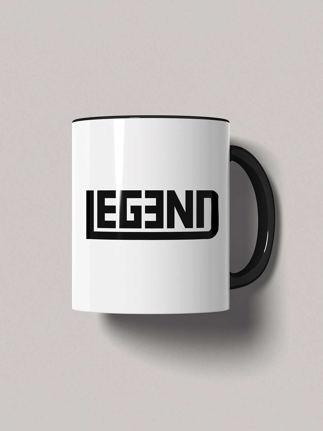 LEGEND Graphic Printed Ceramic Mug
