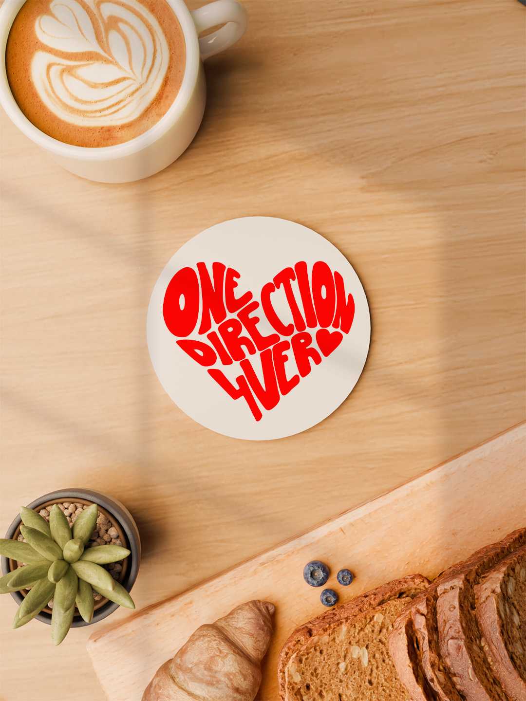 One Direction Graphic Coasters - Pack of 6