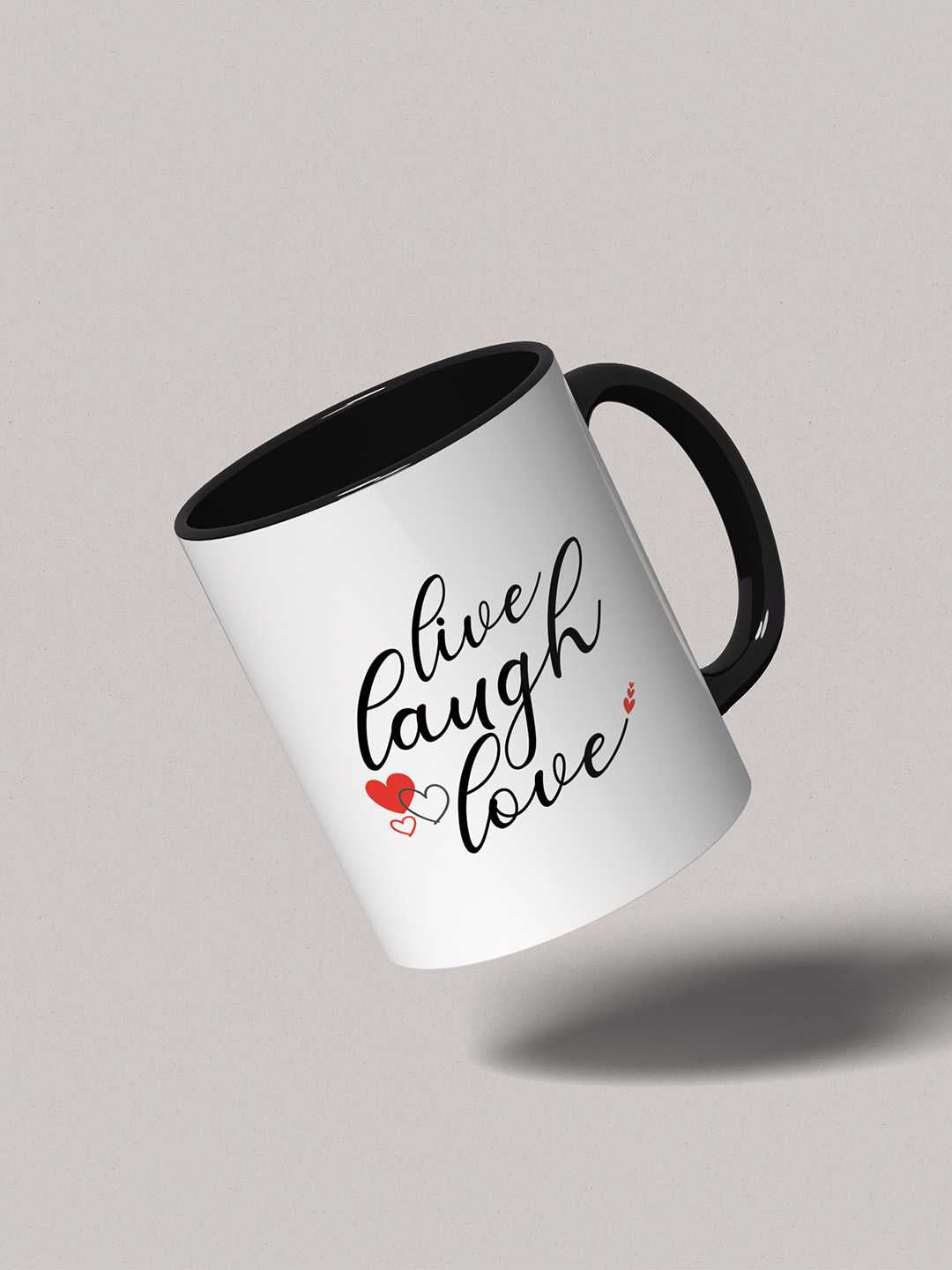 LIVE LAUGH LOVE Graphic Printed Ceramic Mug