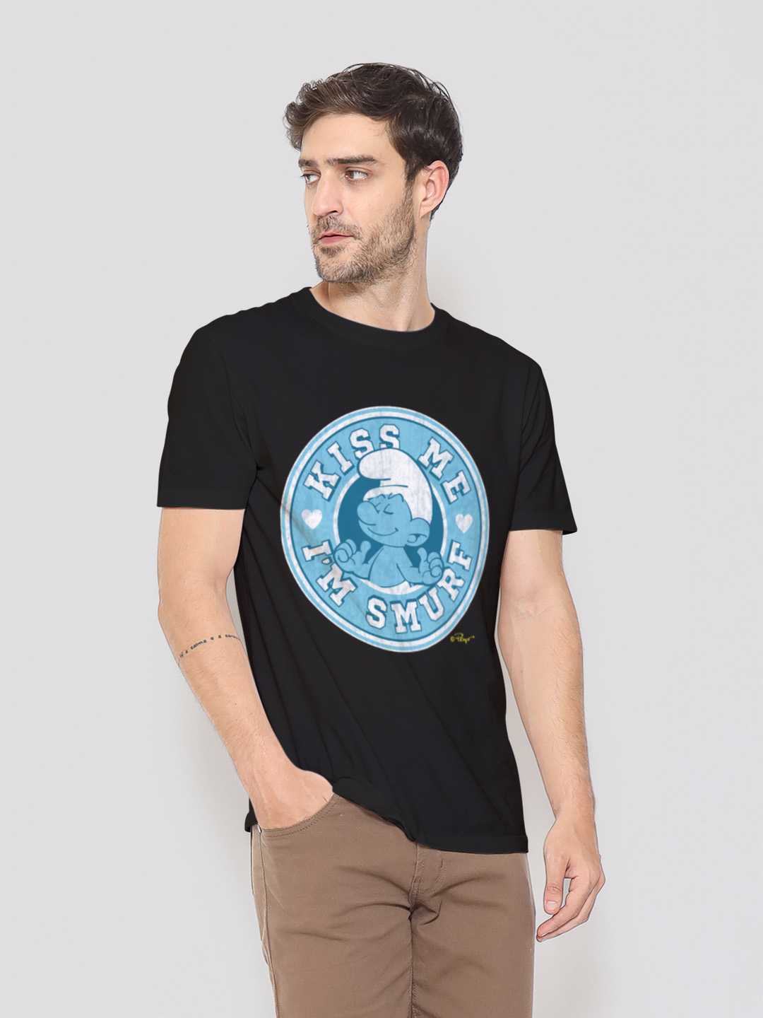 Kiss Me Smurf Unisex Regular Tee