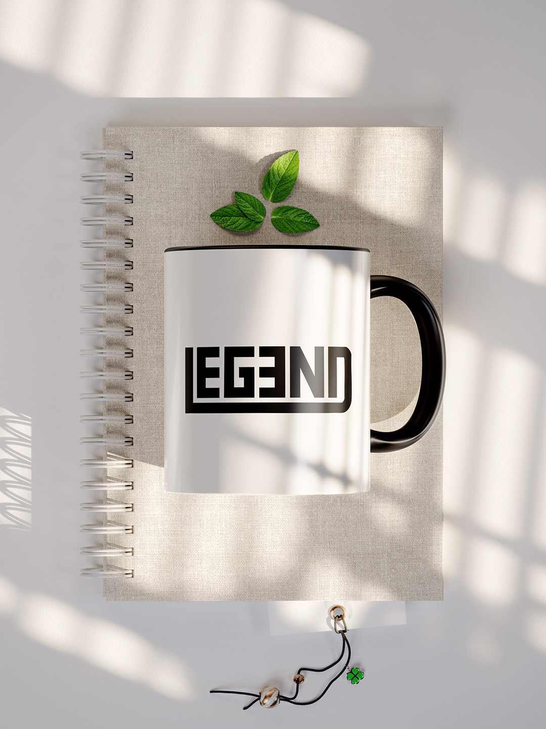 LEGEND Graphic Printed Ceramic Mug
