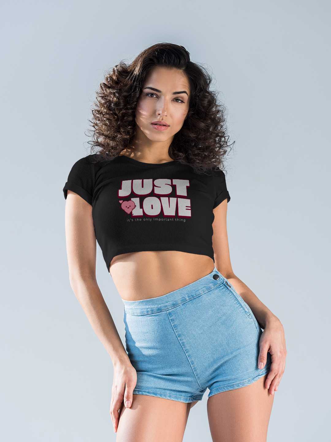 Just Love Graphic Baby Tee