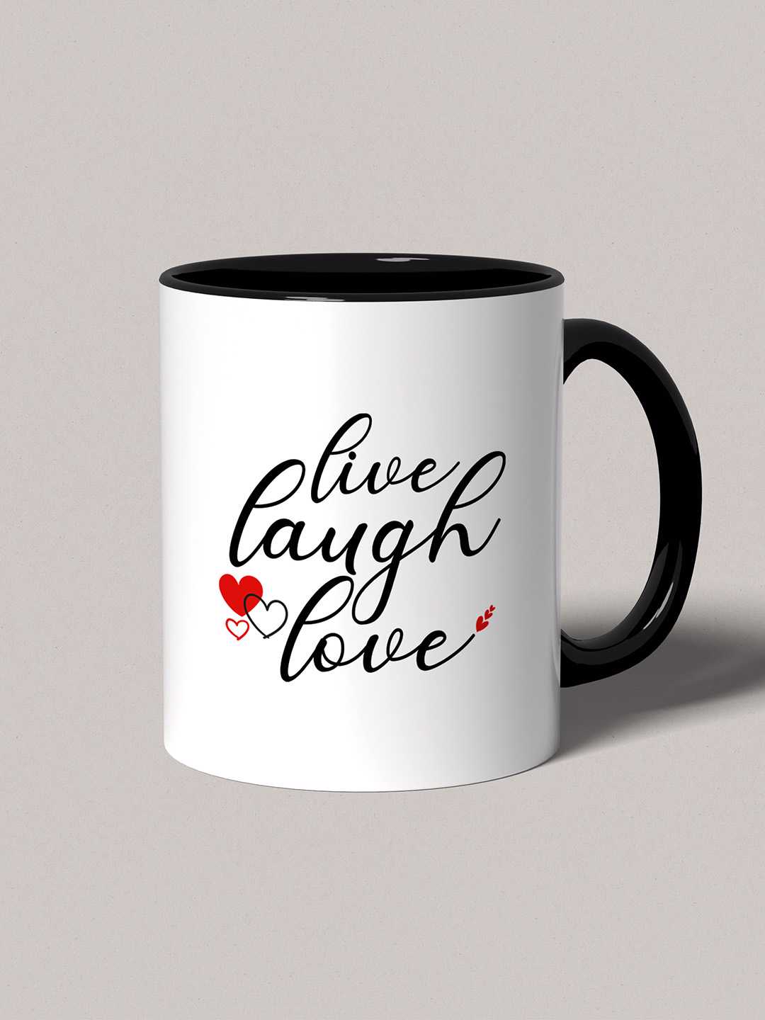 LIVE LAUGH LOVE Graphic Printed Ceramic Mug