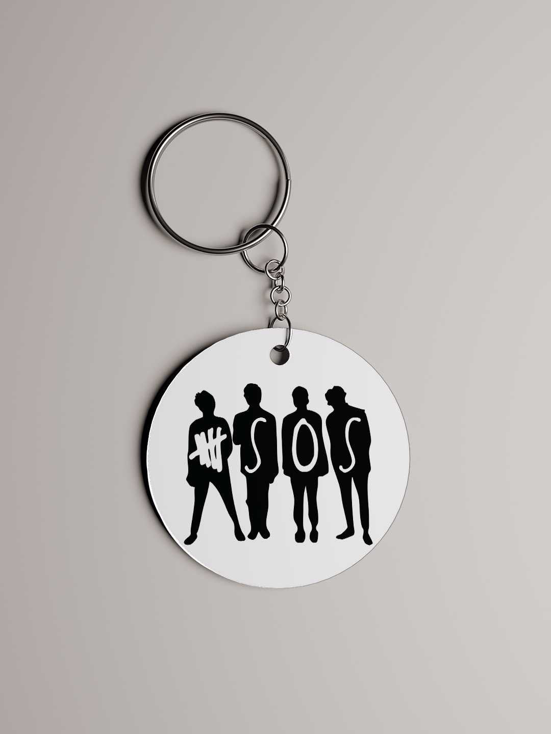 5 Seconds Of Summer Graphic Keychain