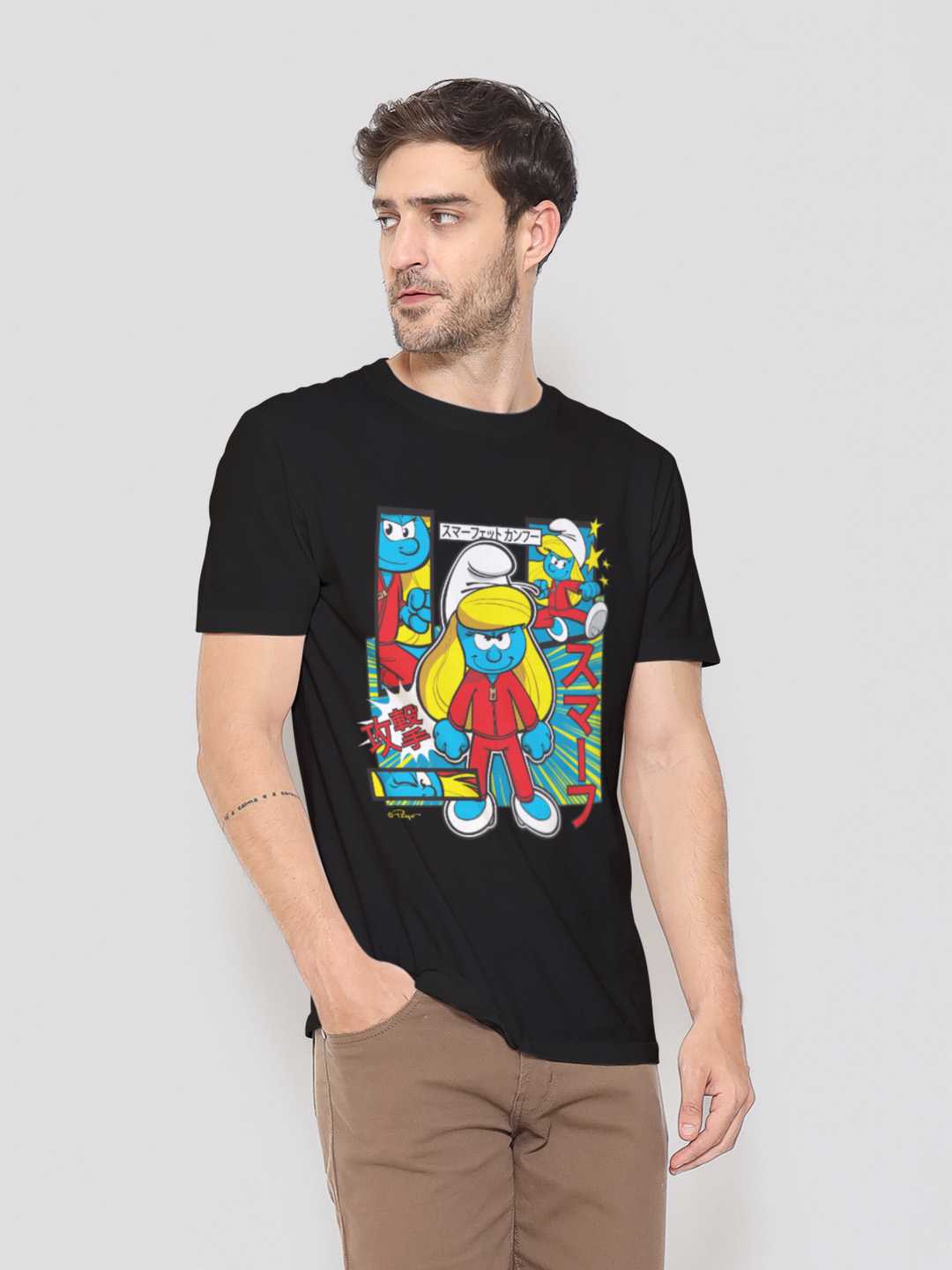 Smurfette Cute Kung Fu Unisex Regular Tee
