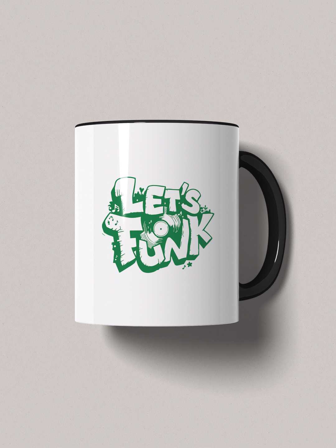 Let's Funk Music Ceramic Mug