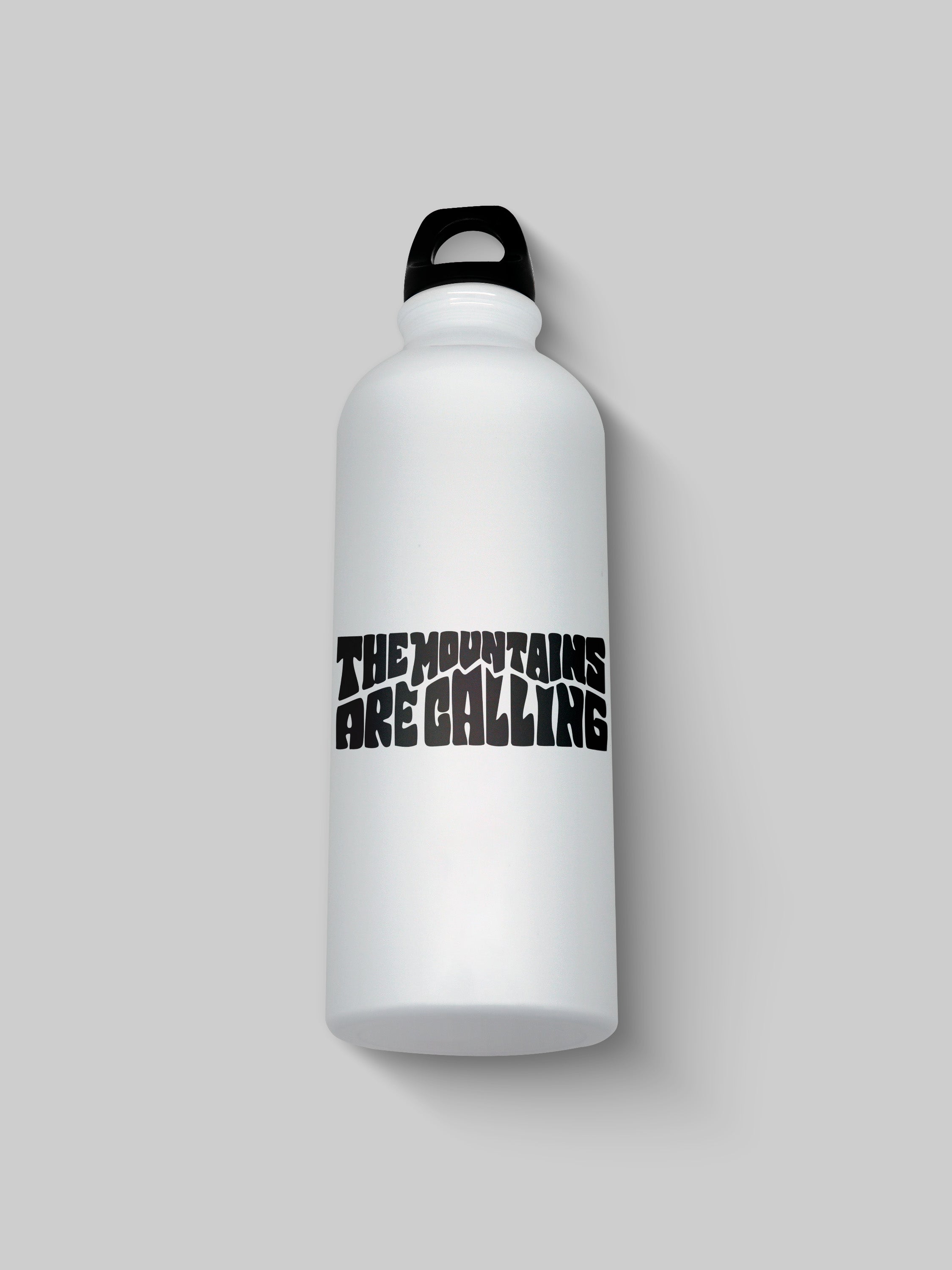 Mountains Calling Graphic Metal Bottle
