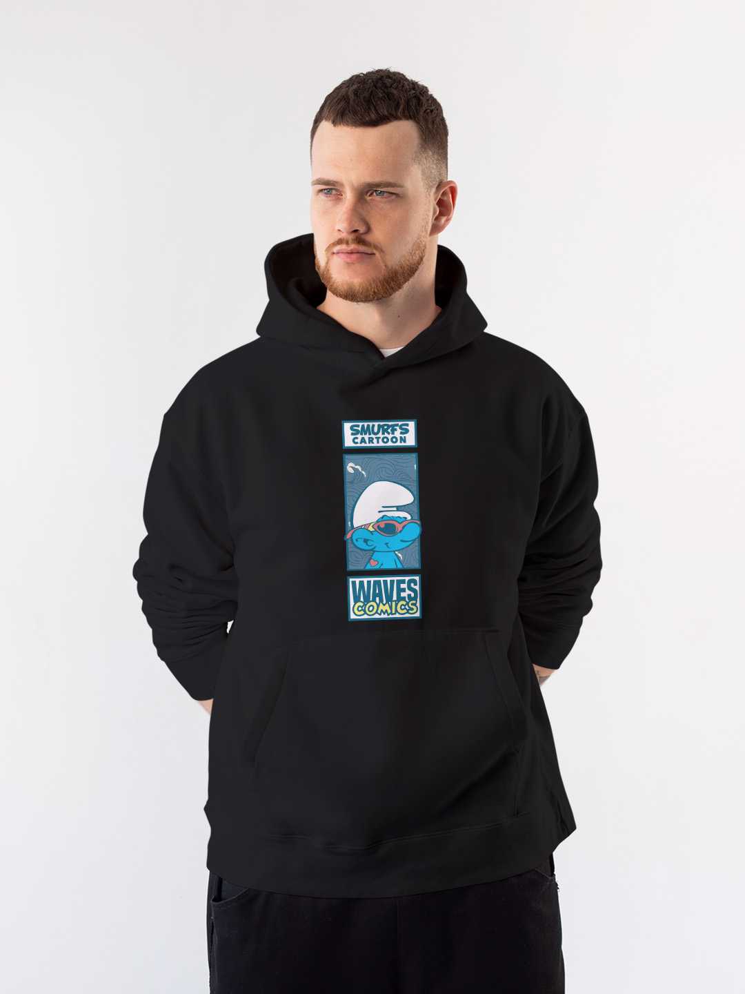 Surfer Smurfs Pullover Hoodie