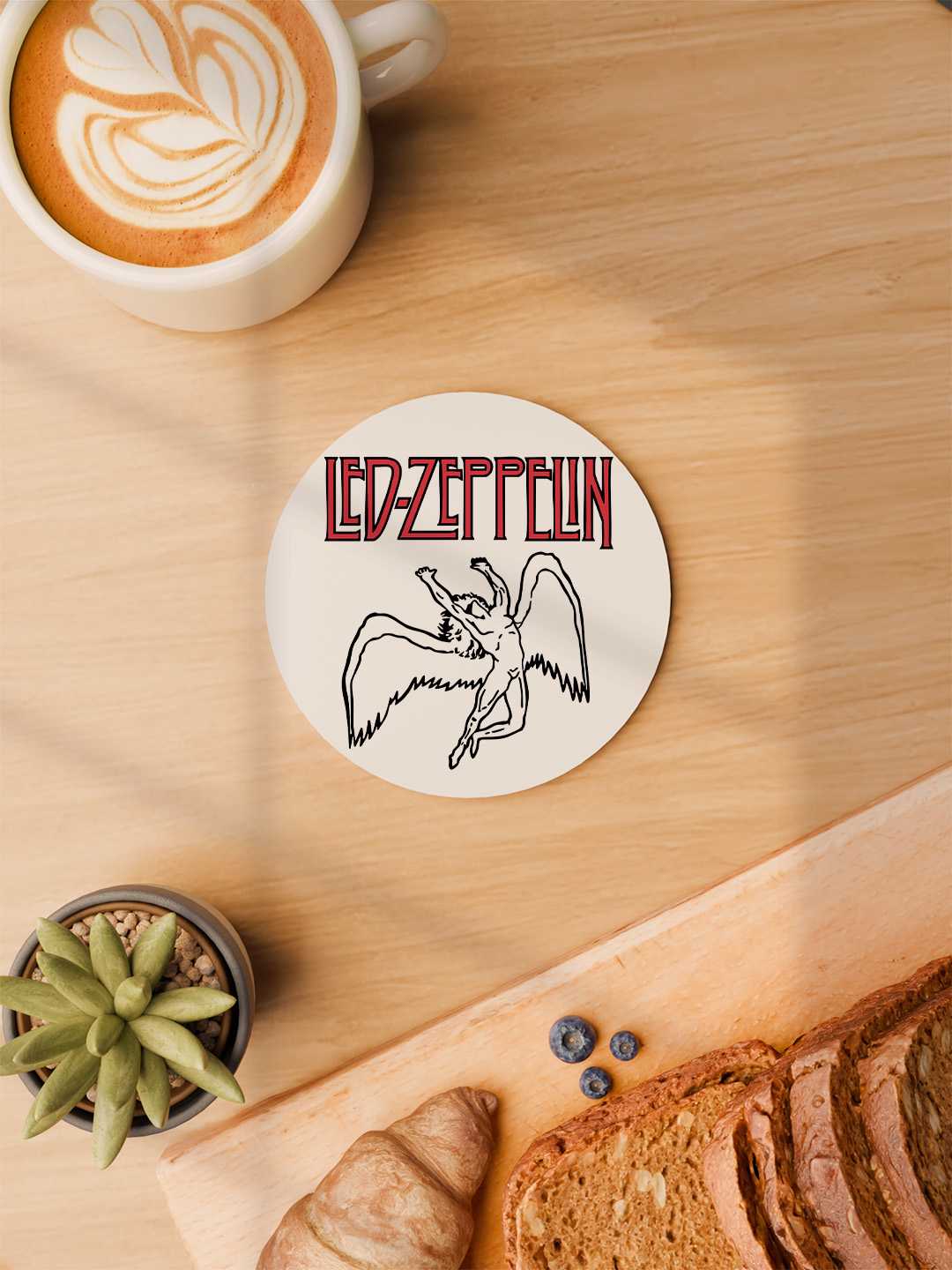 Led Zeppelin Graphic Coasters - Pack of 6