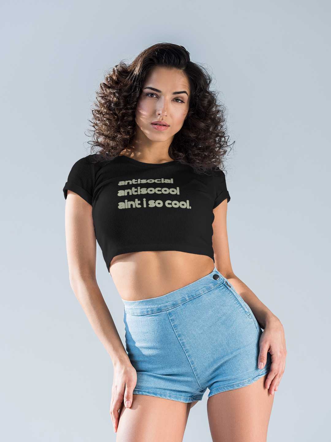 Anti-So-Cool Average Graphic Baby Tee